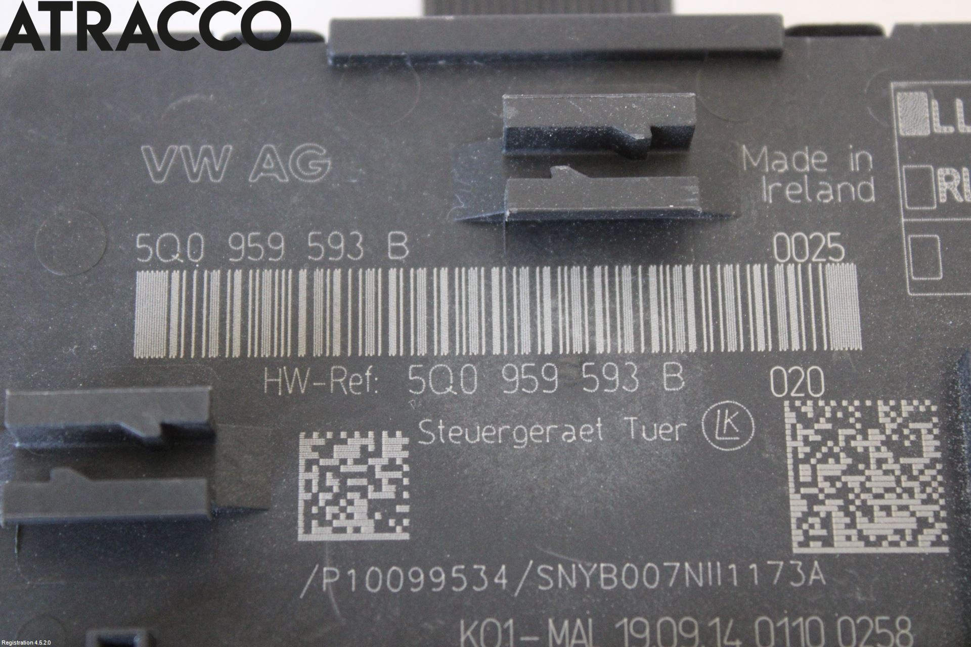 Volkswagen VW GOLF / E-GOLF VII 13-20 Styreenhet Dør