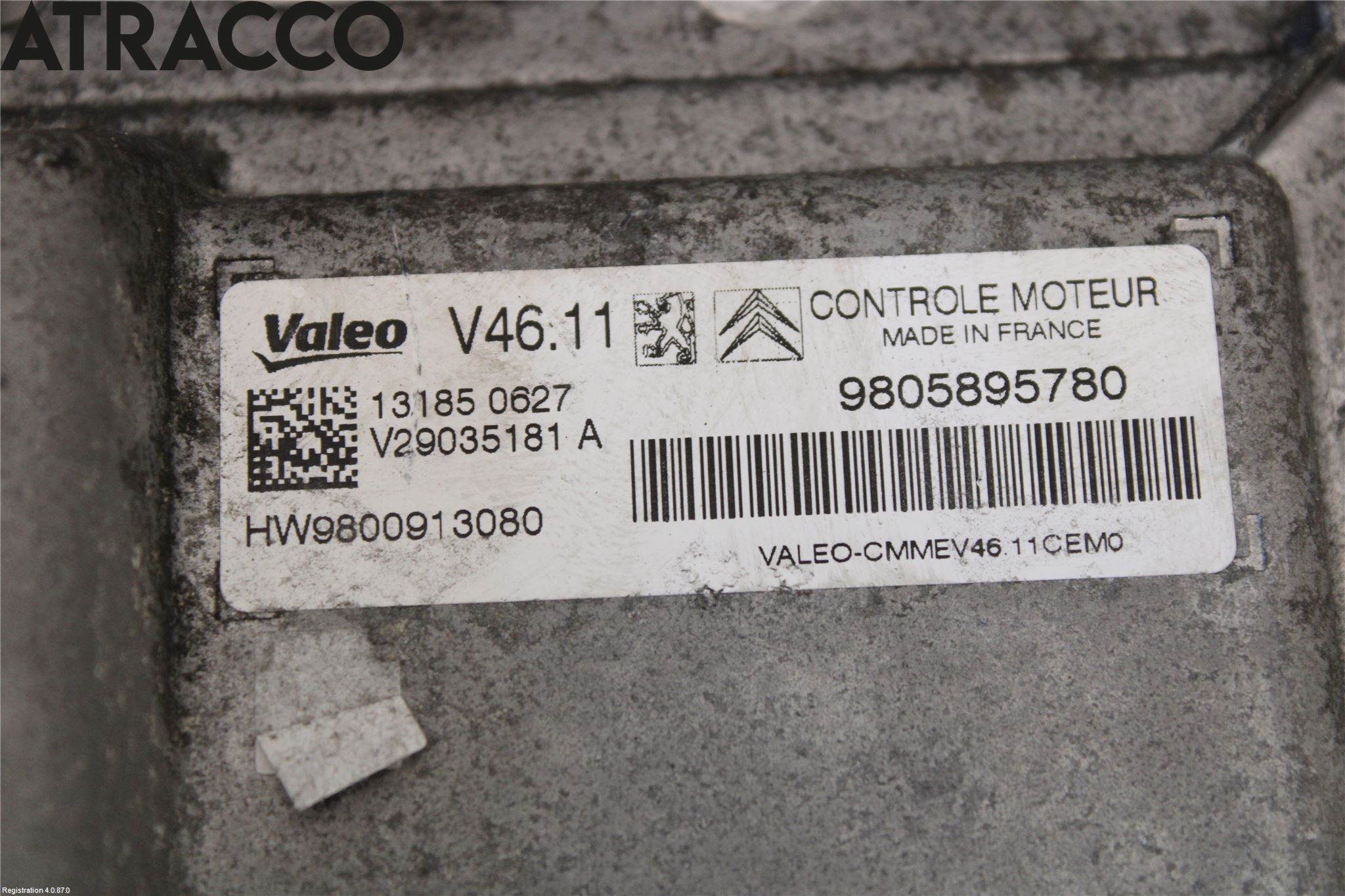 Peugeot 2008 13-20 Styreenhet Innsprøytning