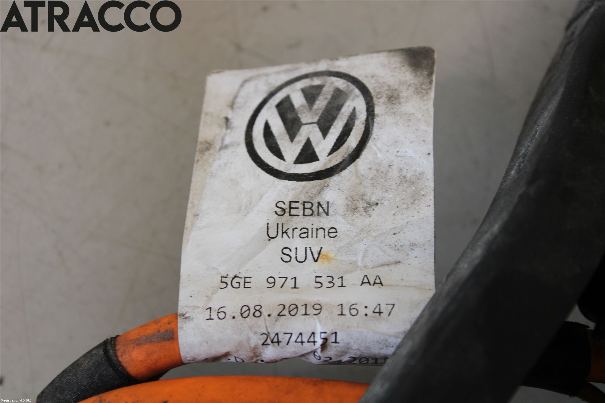 Volkswagen VW GOLF / E-GOLF VII 13-20 Kabelhärva Högspänning