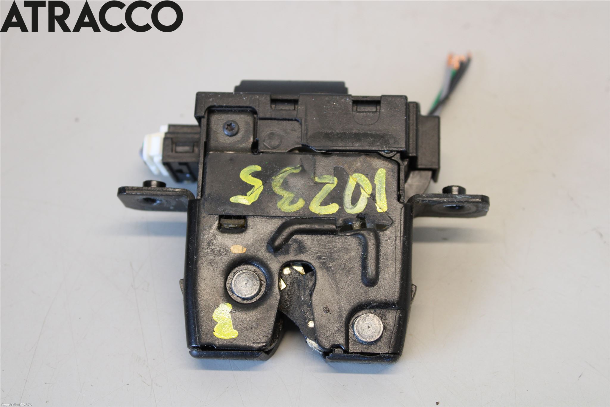 Nissan QASHQAI 10-14 Bakluke-Lokk Låsekasse