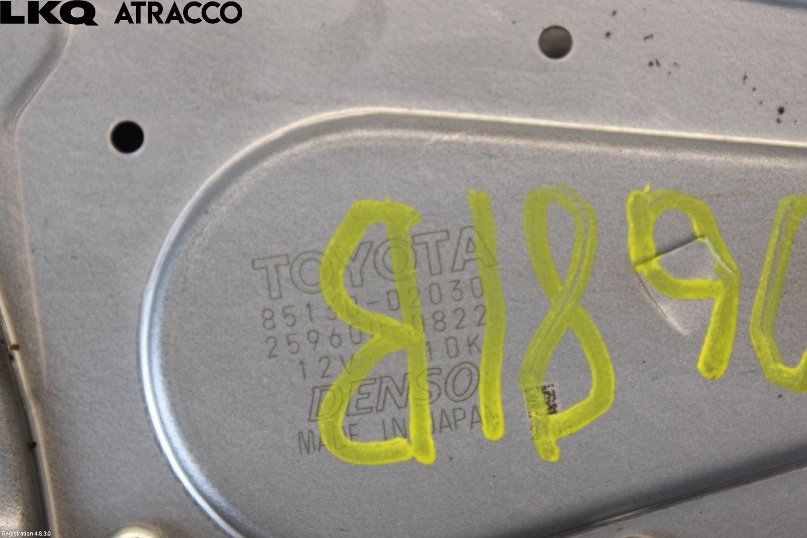 Toyota AURIS 10-12 Viskermotor Bakluke