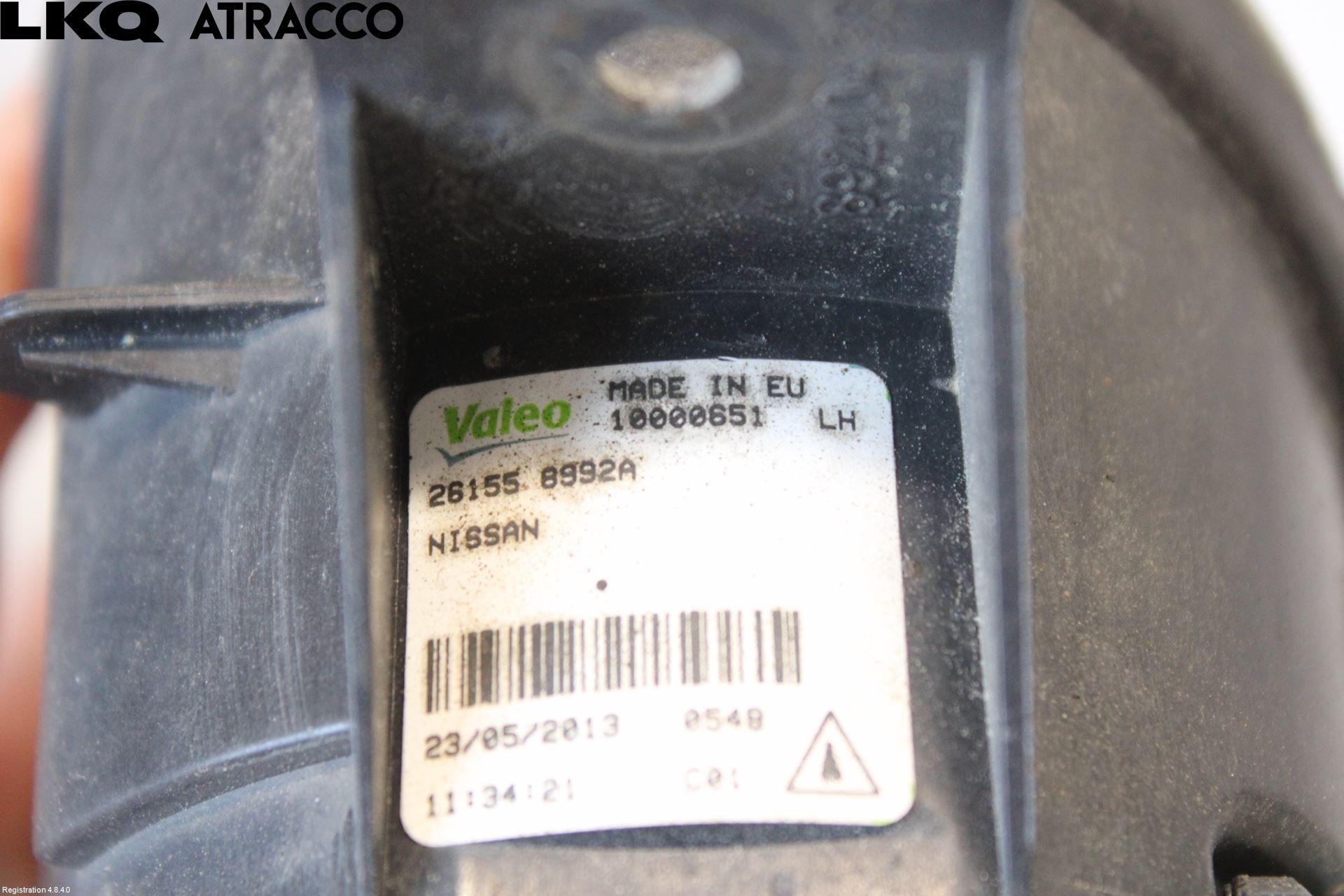 Nissan QASHQAI 10-14 Frontlykt-Kurve-Tåkelys