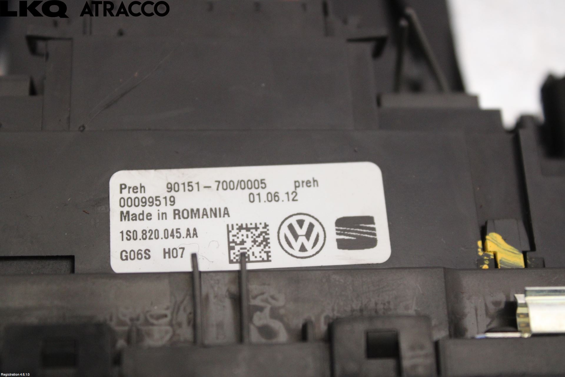 Volkswagen VW UP! / E-UP! Varme Ac Betjening-Display