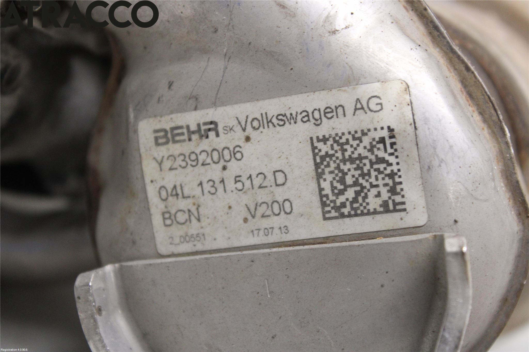 Volkswagen VW GOLF / E-GOLF VII 13-20 Eksos Kjøler