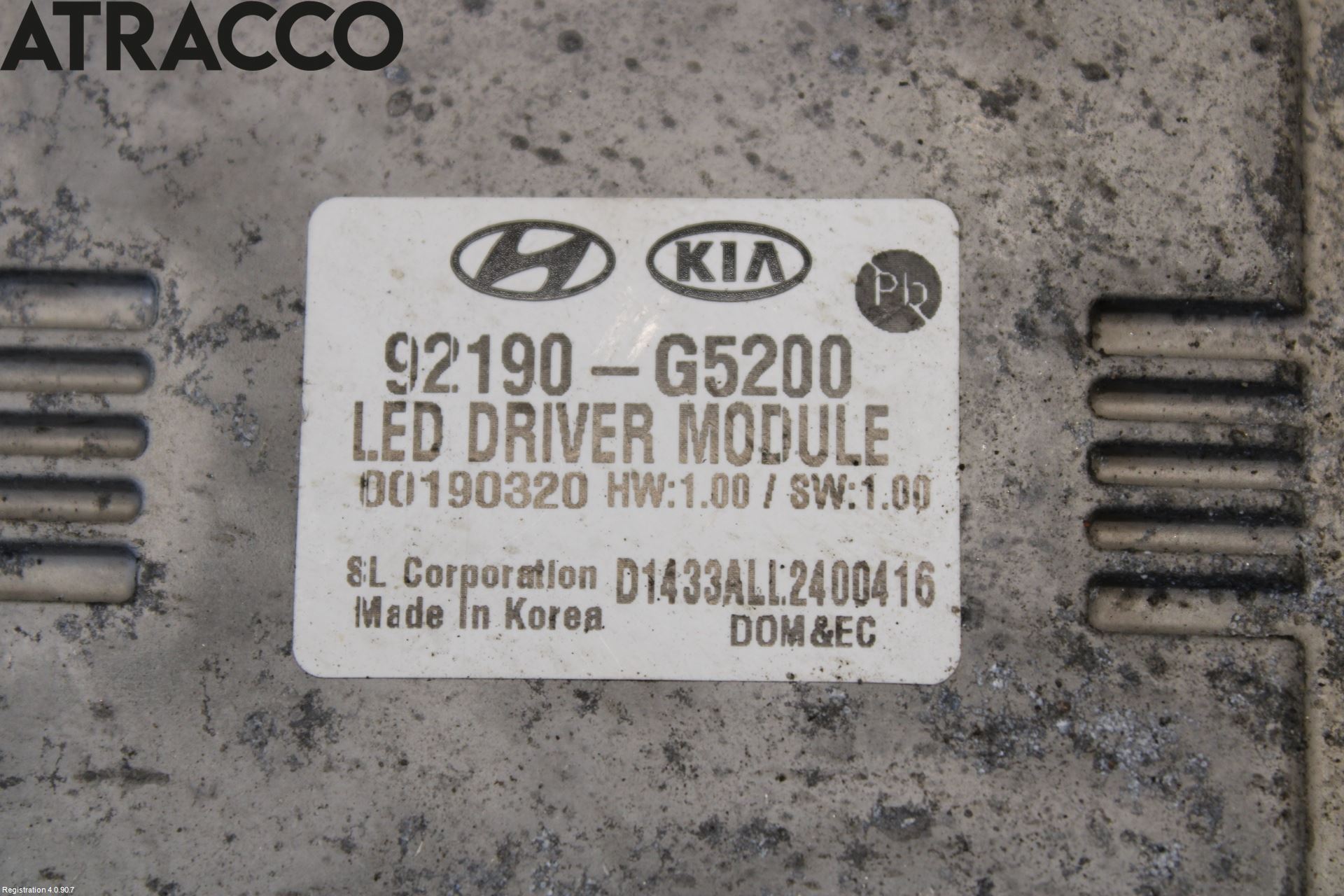 Kia NIRO (DE) 17-22 Styreenhet Xenon