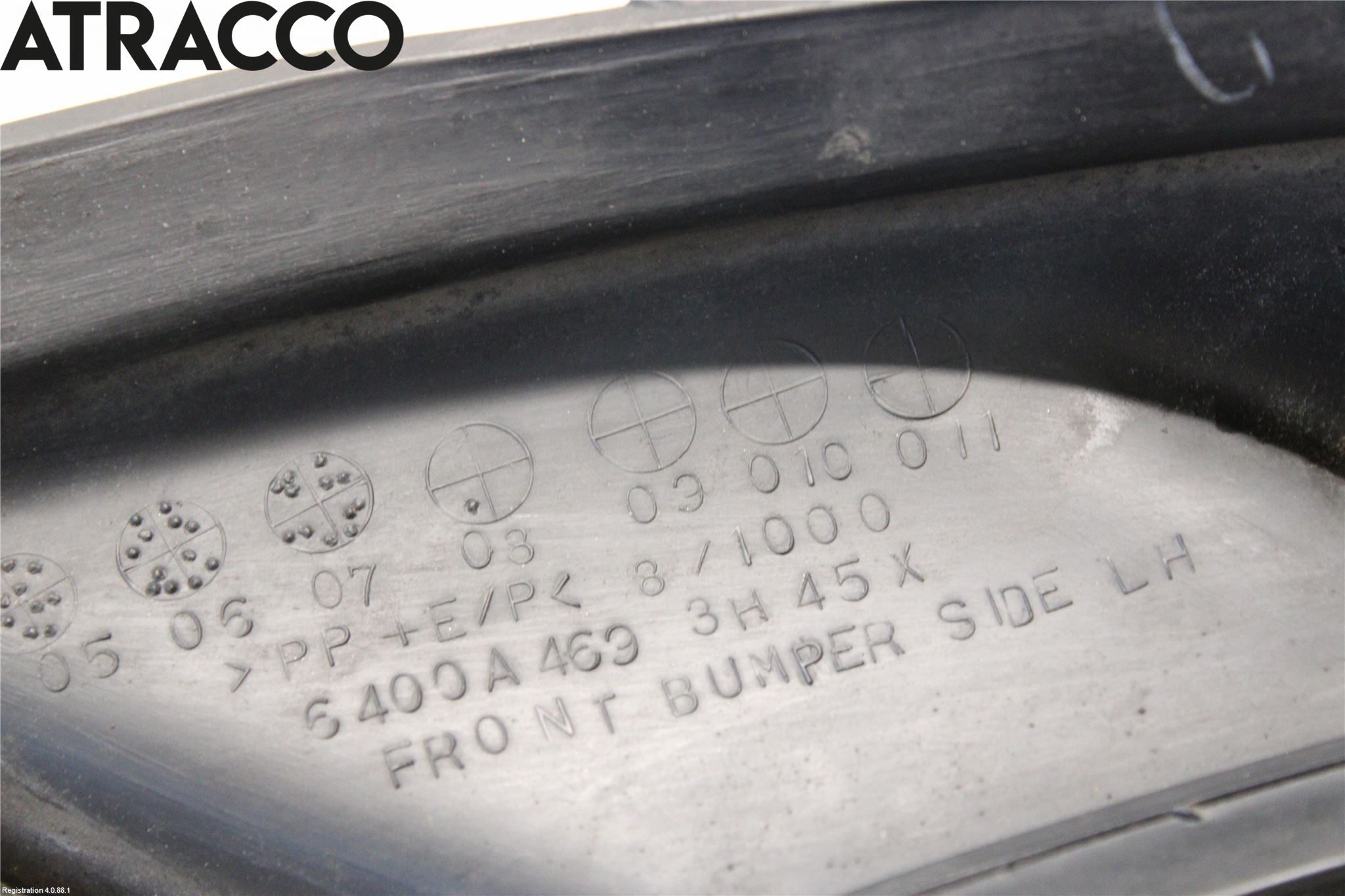 Mitsubishi OUTLANDER 07-12 Støtfanger Foran List