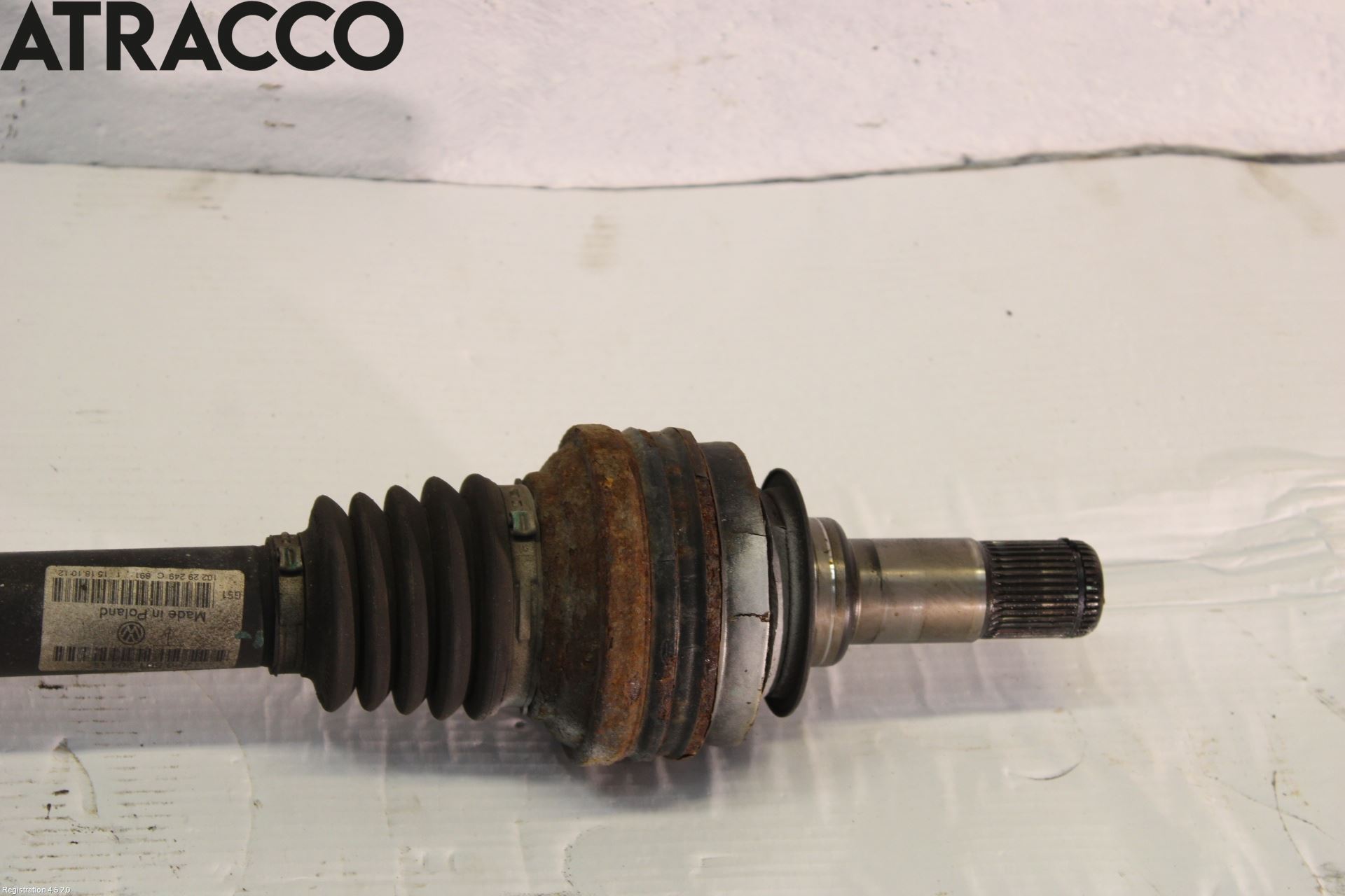 Porsche CAYENNE 03- Drivaksel Bak Kompl  V = H