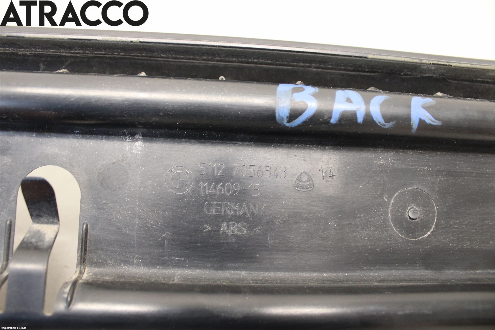 BMW 5 E60/61 Sed/Tou 02-10 Støtfanger Bak Midt Del