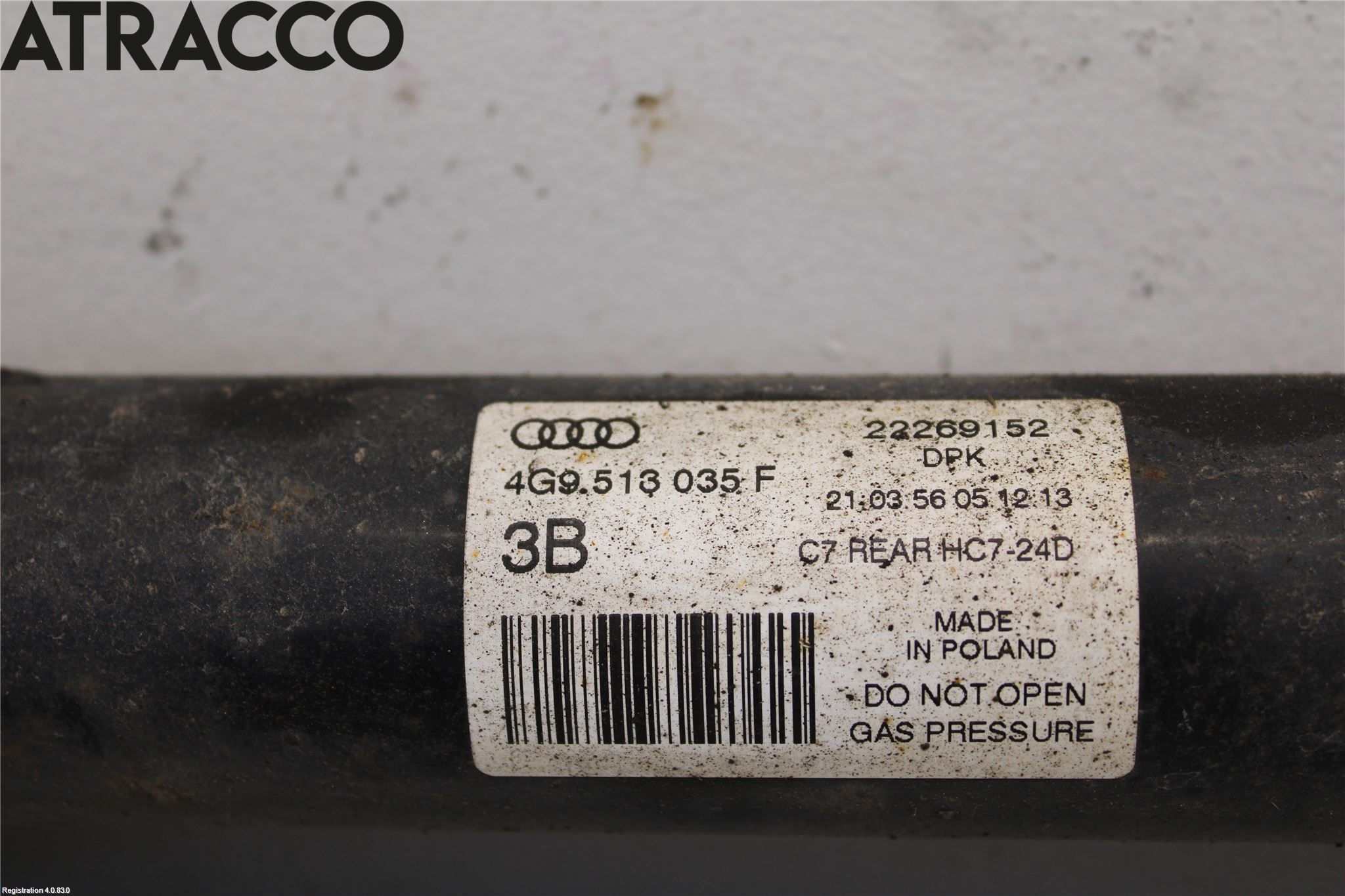 Audi A6/S6 4G 11-18 Støtdemper Bak