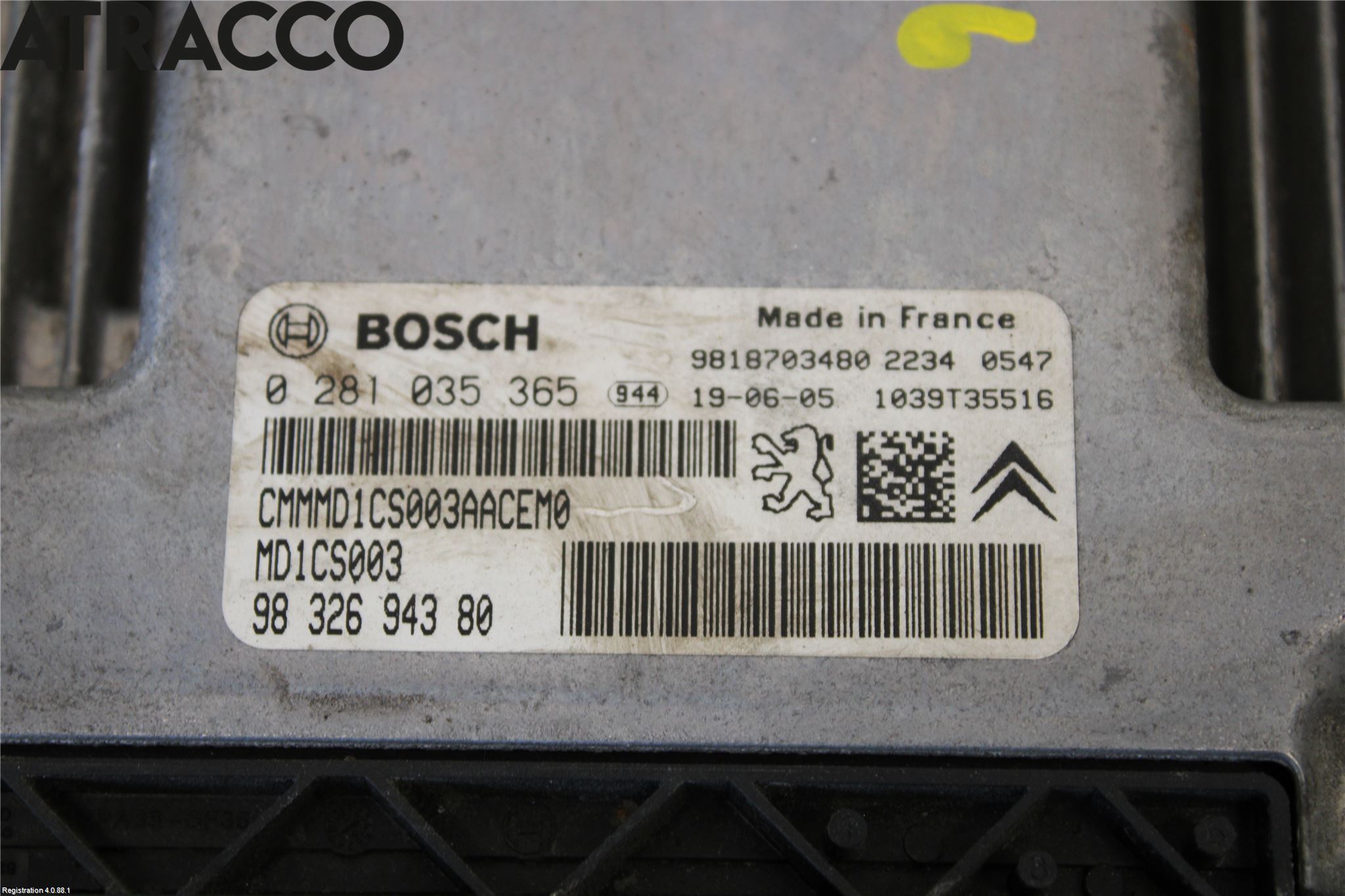 Peugeot PARTNER/E-PARTNER 19- Styreenhet Innsprøytning