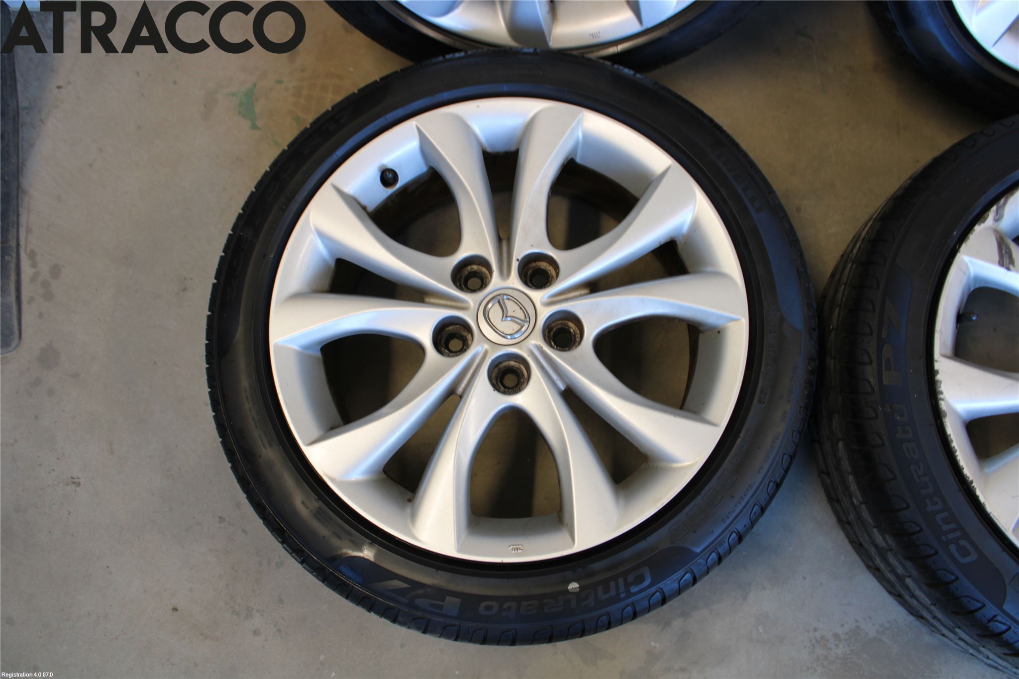 Mazda 5 05-10 Dekk Sommer På Alu Felg 4Stk