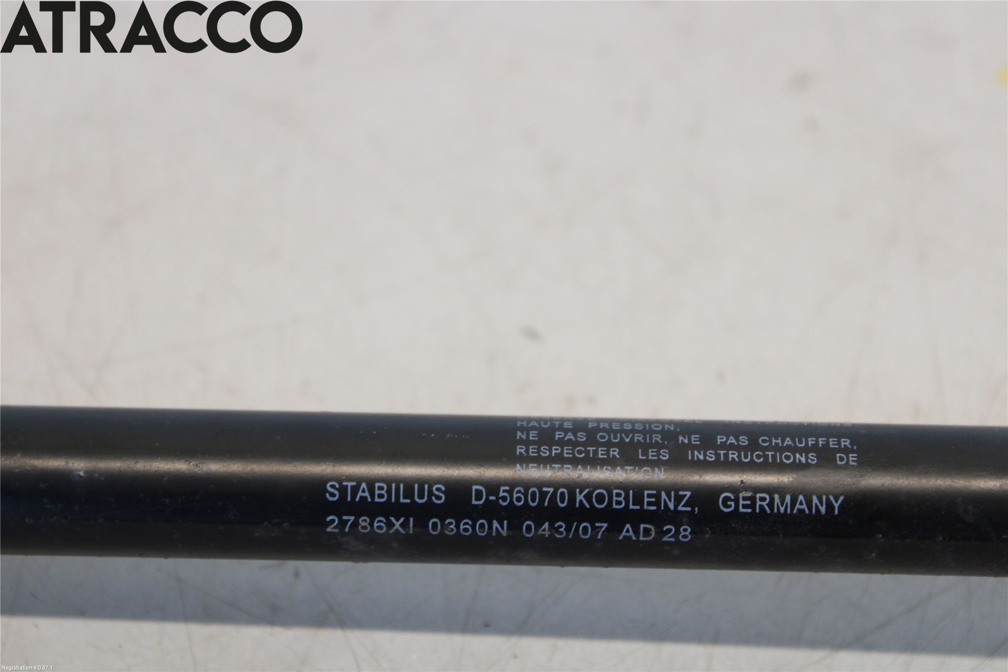 Volvo C30 07-10 Bakluke Demper-Gassfjær