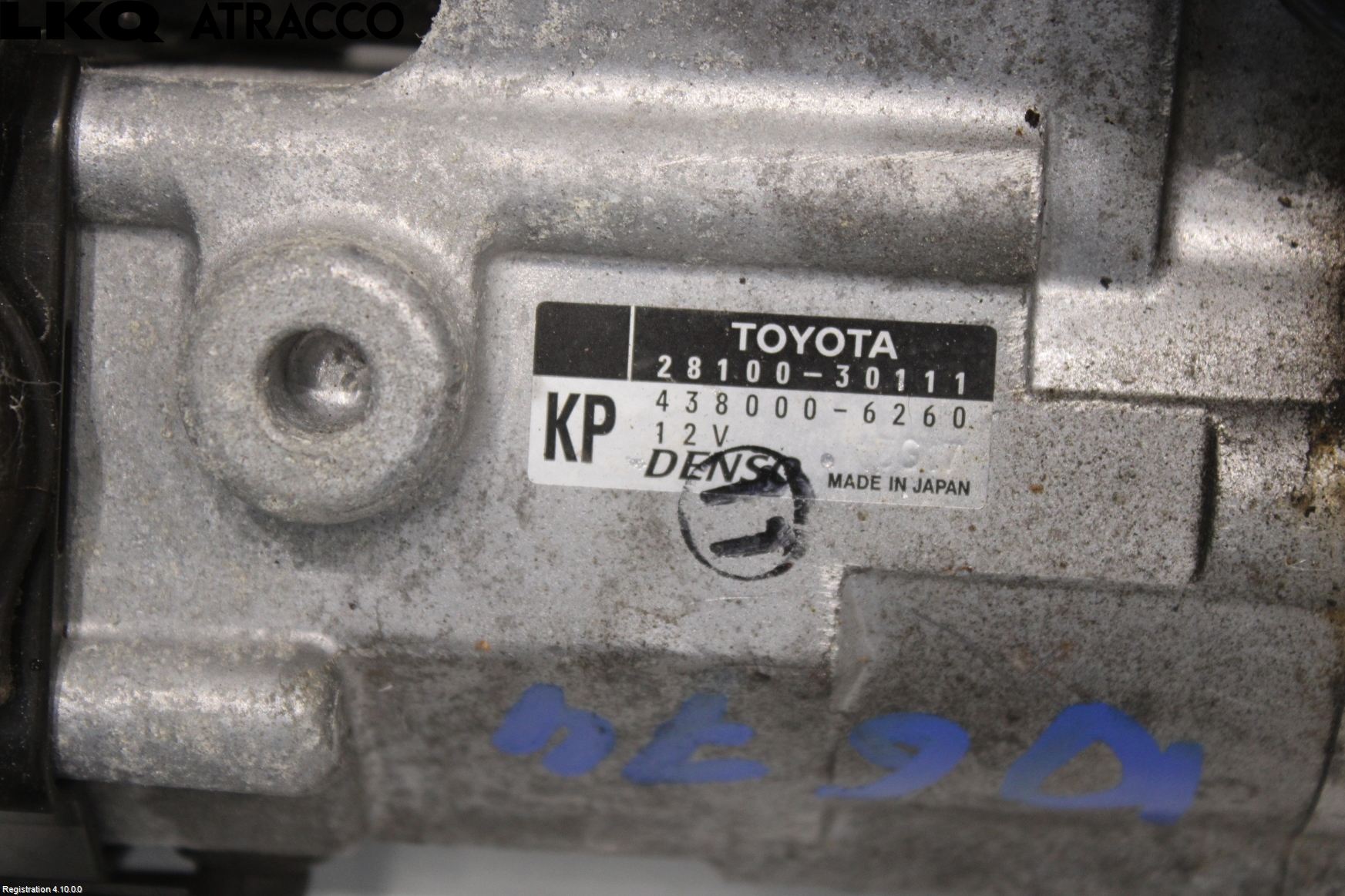 Toyota LANDCRUISER J150 10-23 Startmotor Diesel