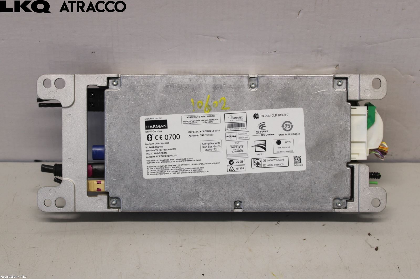 BMW 3 F30/F31/F80 12-19 Styreenhet Øvrig