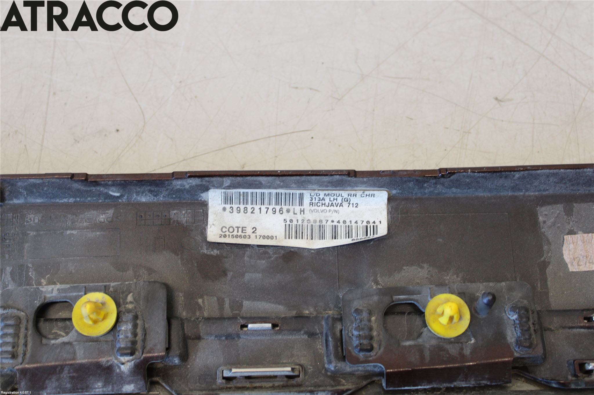 Volvo XC60 09-13 Dør Dekorlist Vb