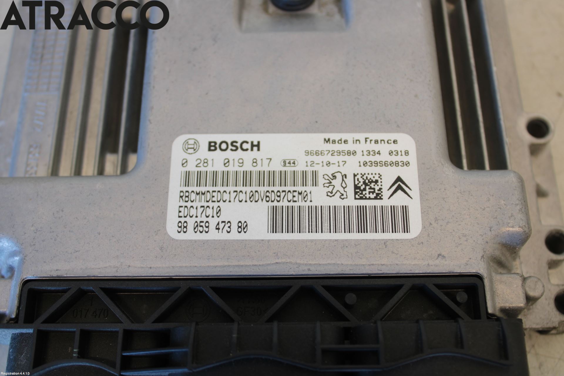 Citroen BERLINGO 08-18 Styreenhet Innsprøytning