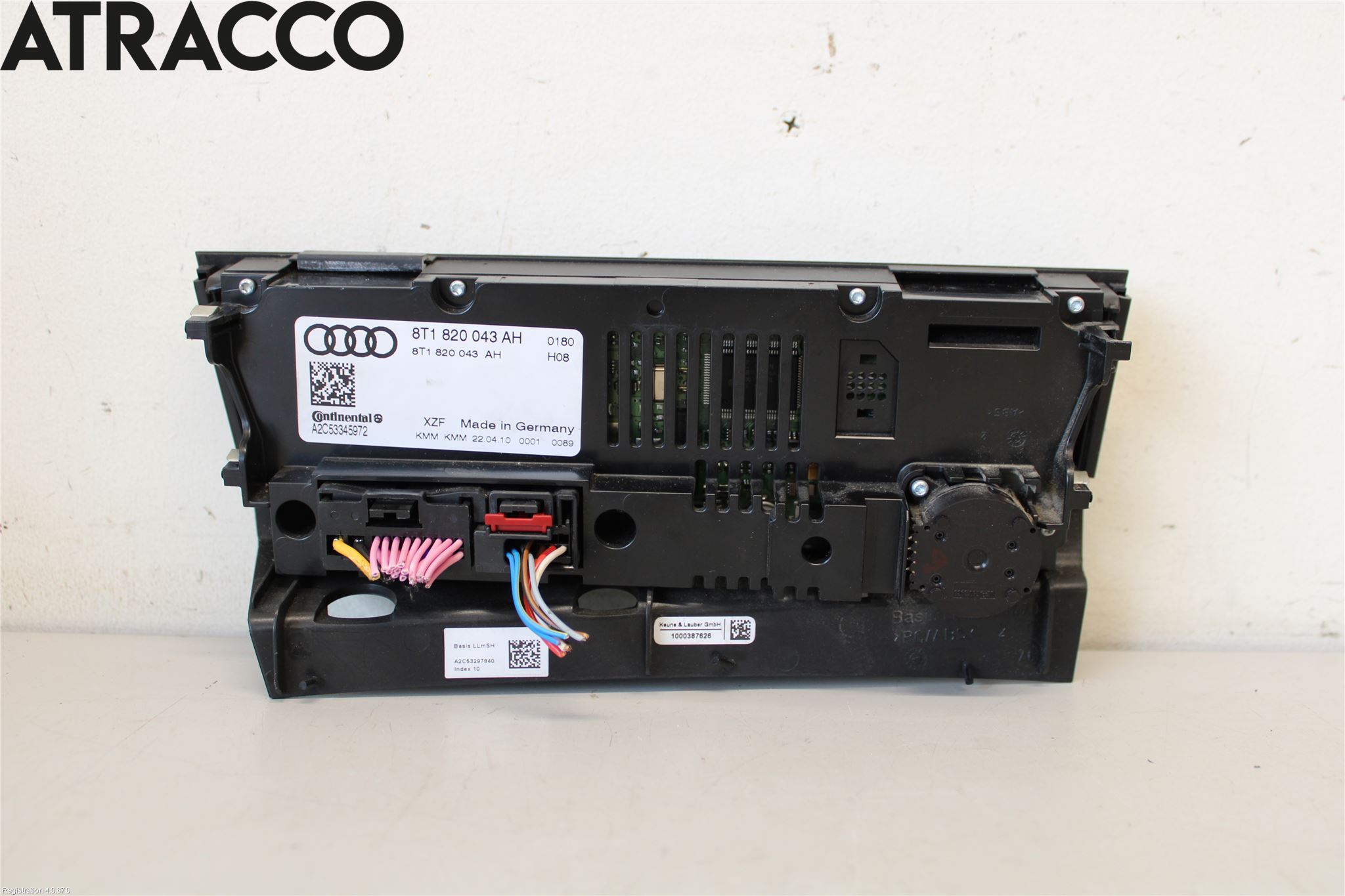 Audi A4/S4 08-11 Varme Ac Betjening-Display