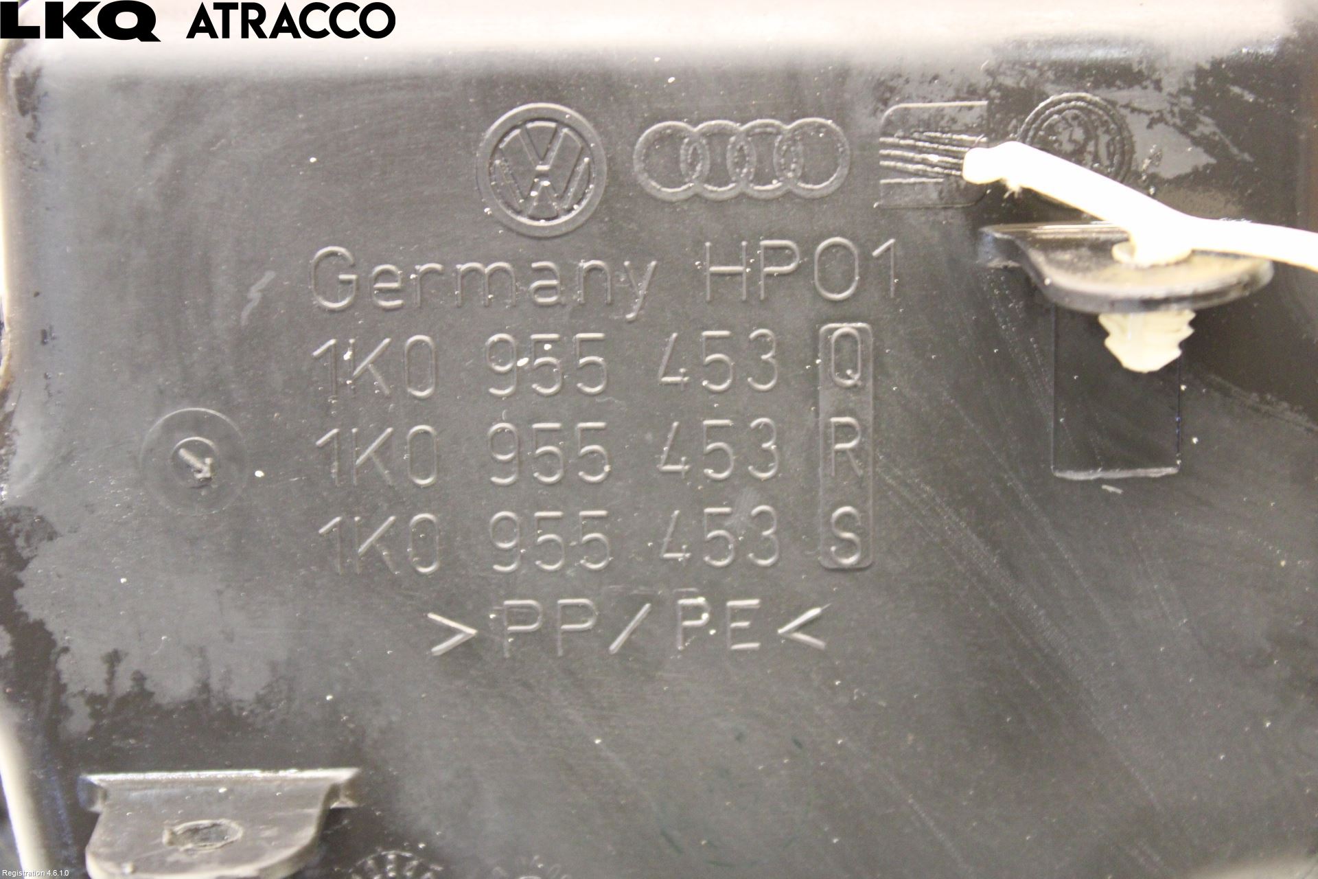 Volkswagen VW GOLF VI 09-13 Spylerbeholder Frontrute-Lykte