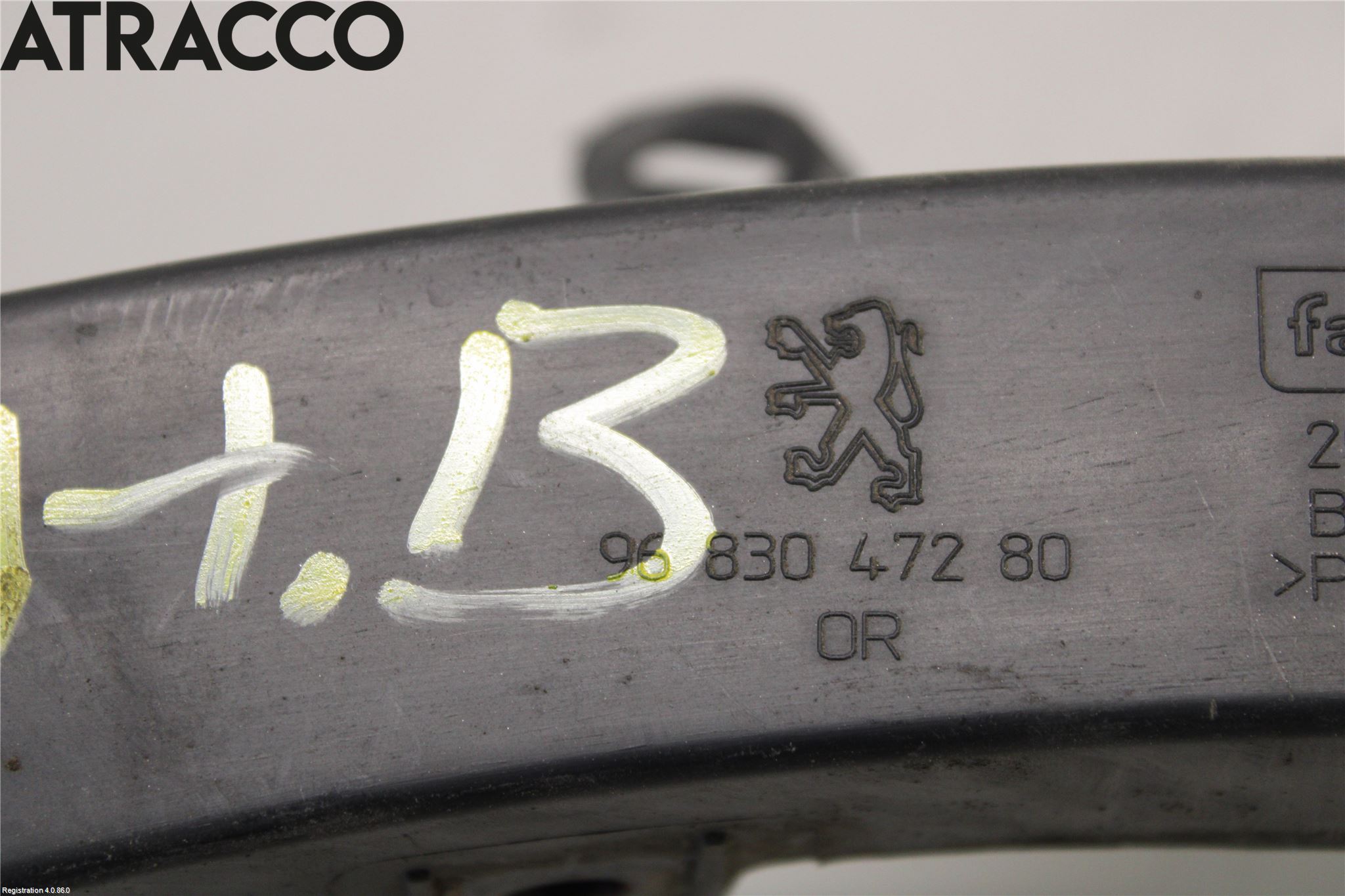 Peugeot 3008 09-16 Støtfangerfeste Bak Høyre