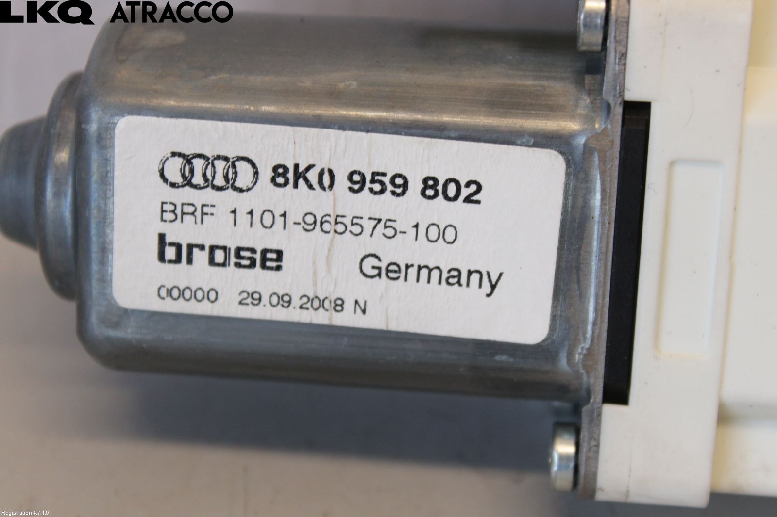 Audi Q5 09-16 Vindusheismotor