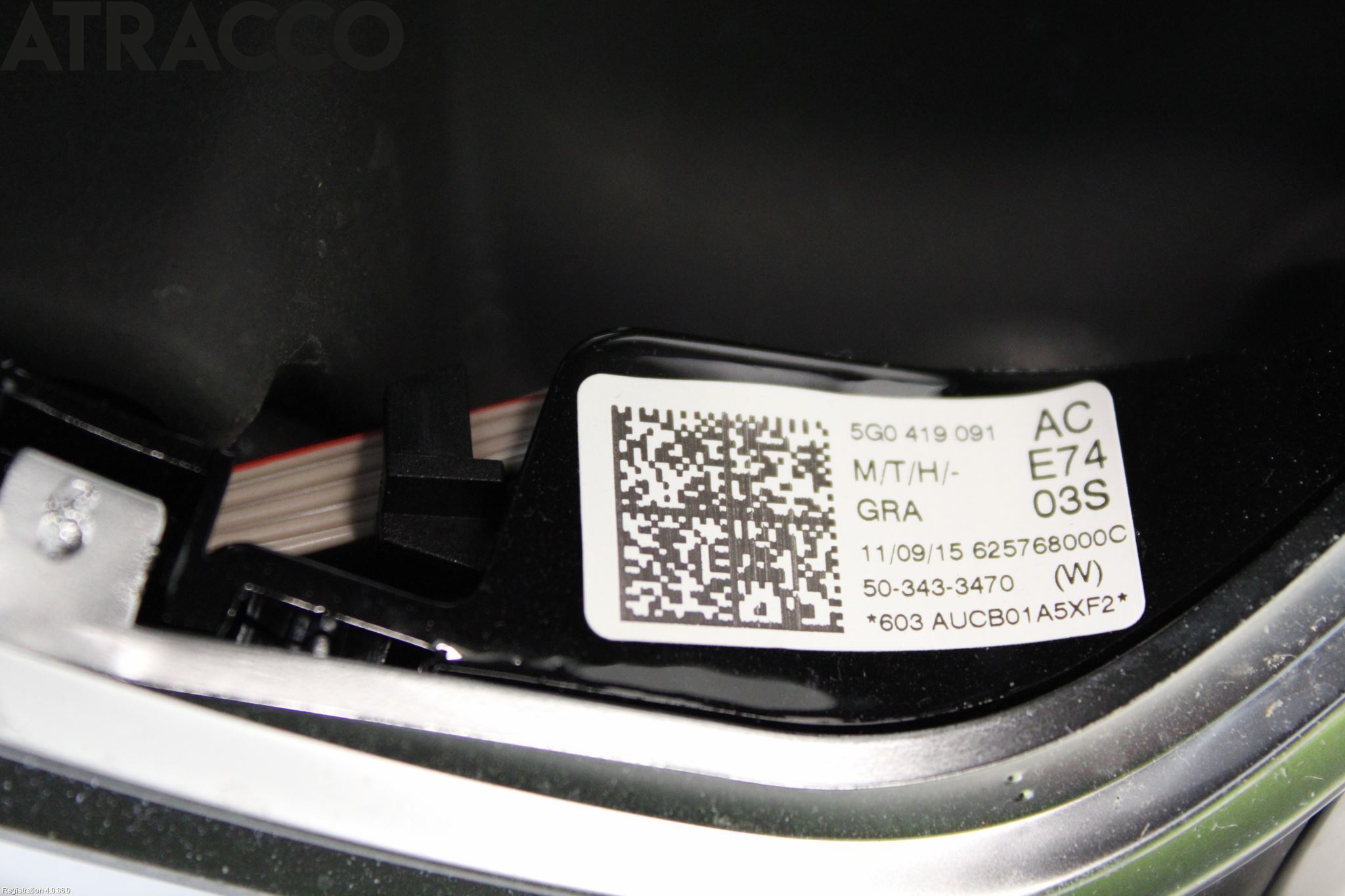 Volkswagen VW GOLF / E-GOLF VII 13-20 Ratt