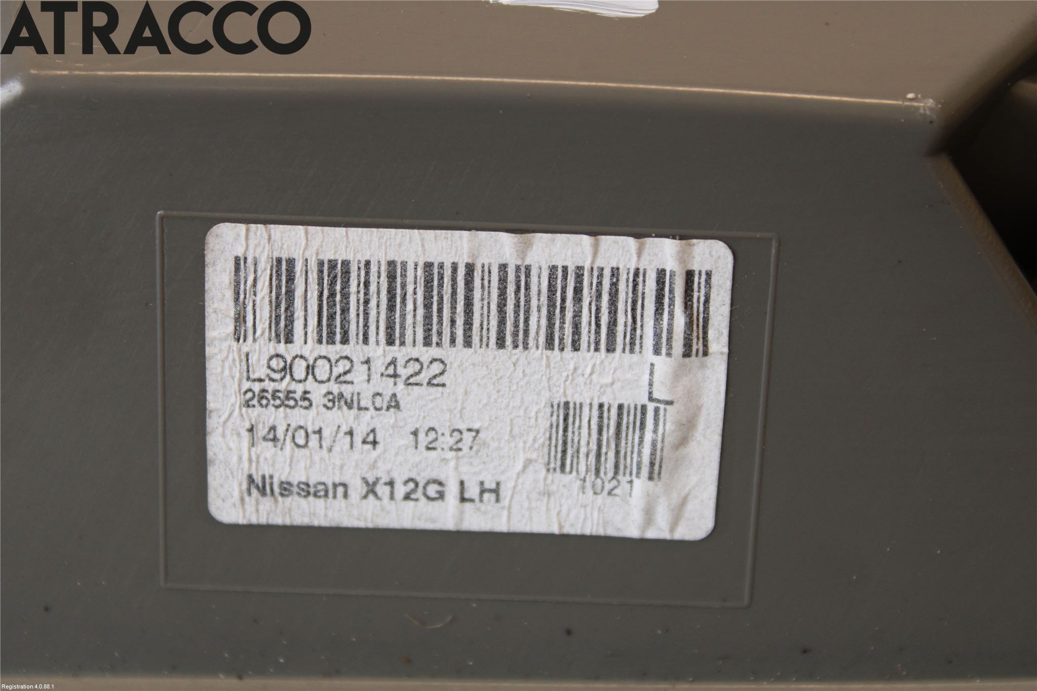 Nissan LEAF 11-17 Baklykt Venstre