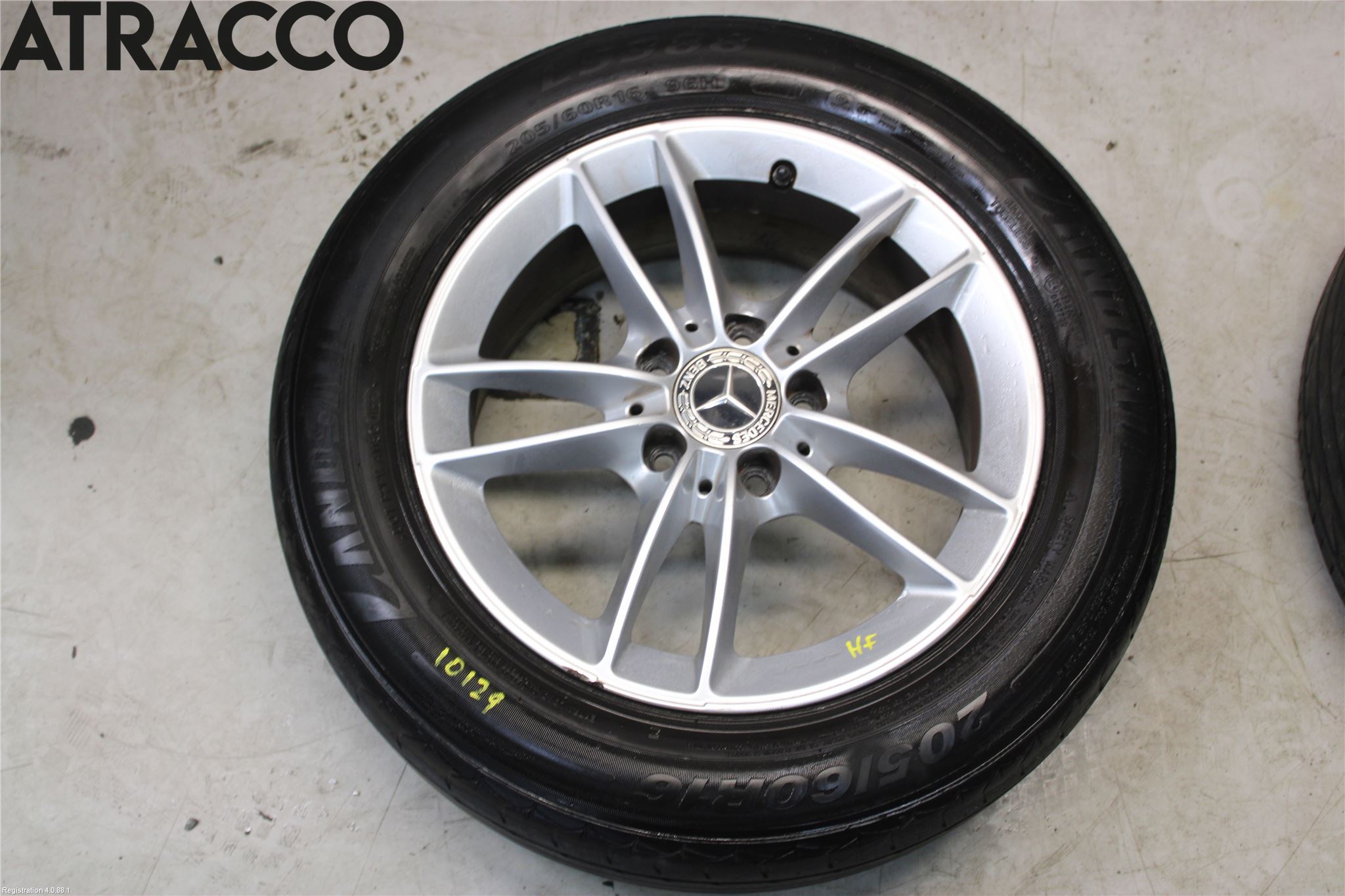 Mercedes-Benz MB B-KLASS (W246/W242) 12-19 Felg Aluminium Sett 4Stk