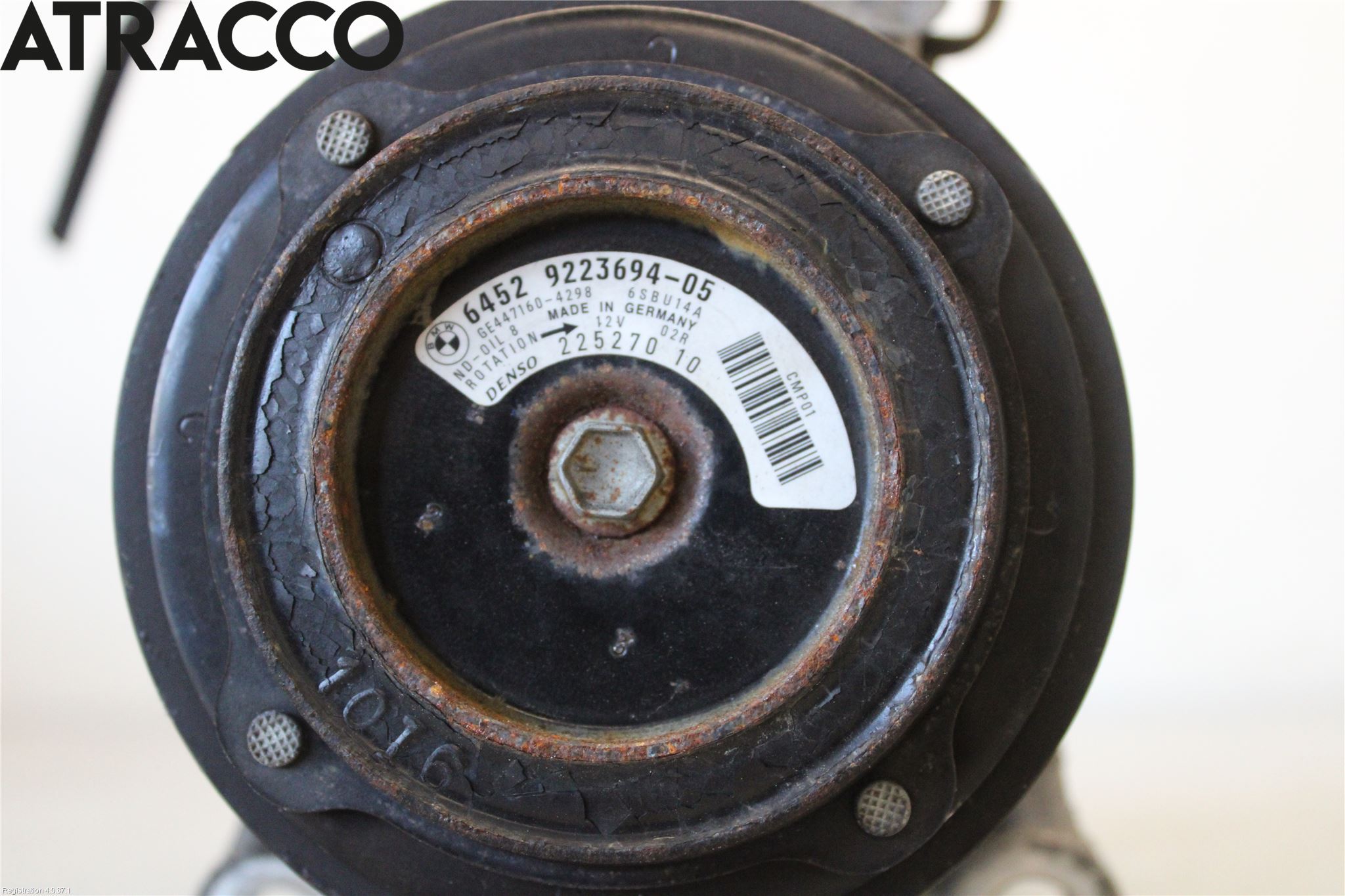 BMW 5 F10/F11/F18 09-17 Varme Ac Kompressor