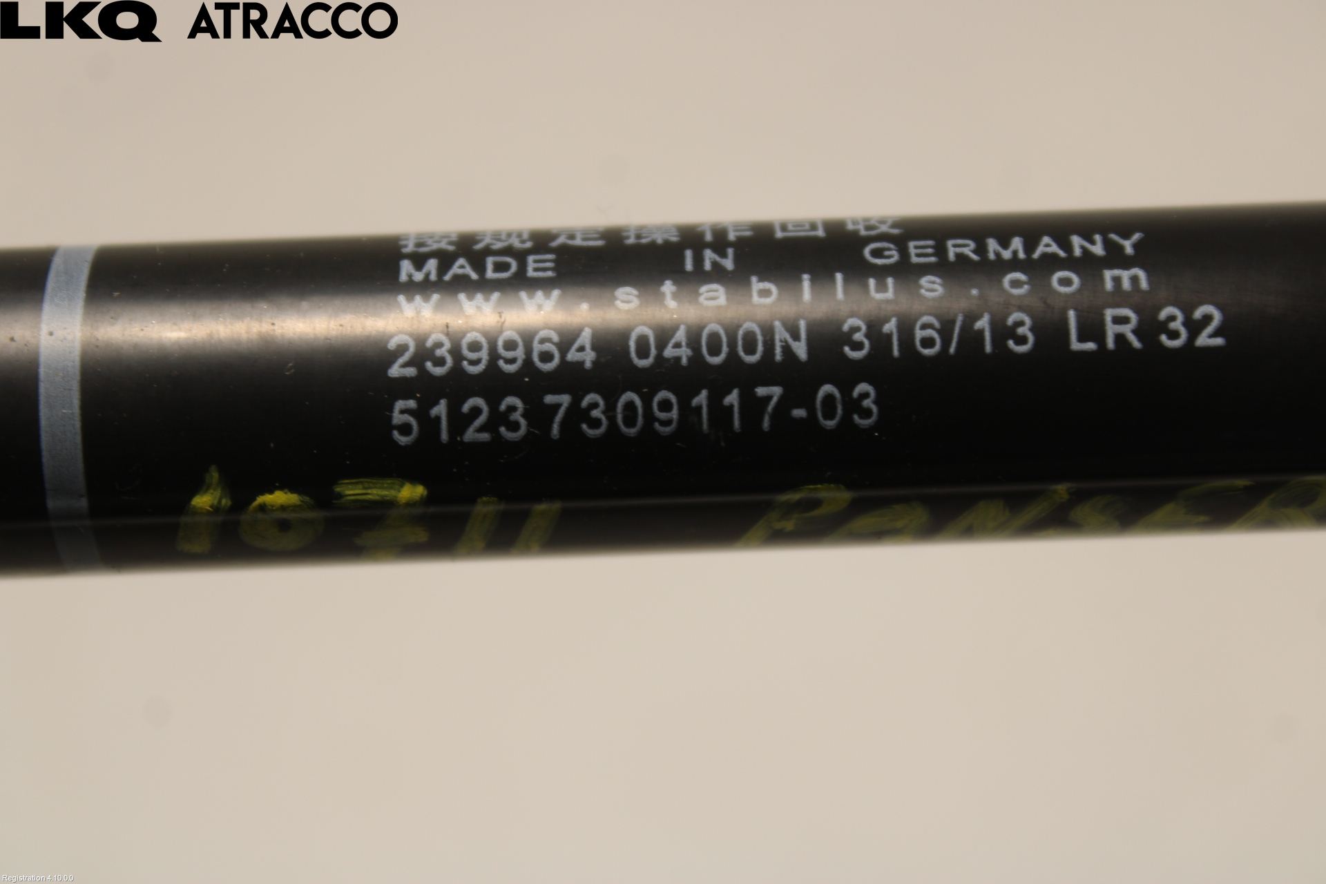 BMW 5 F10/F11/F18 09-17 Panser Demper-Gassfjær