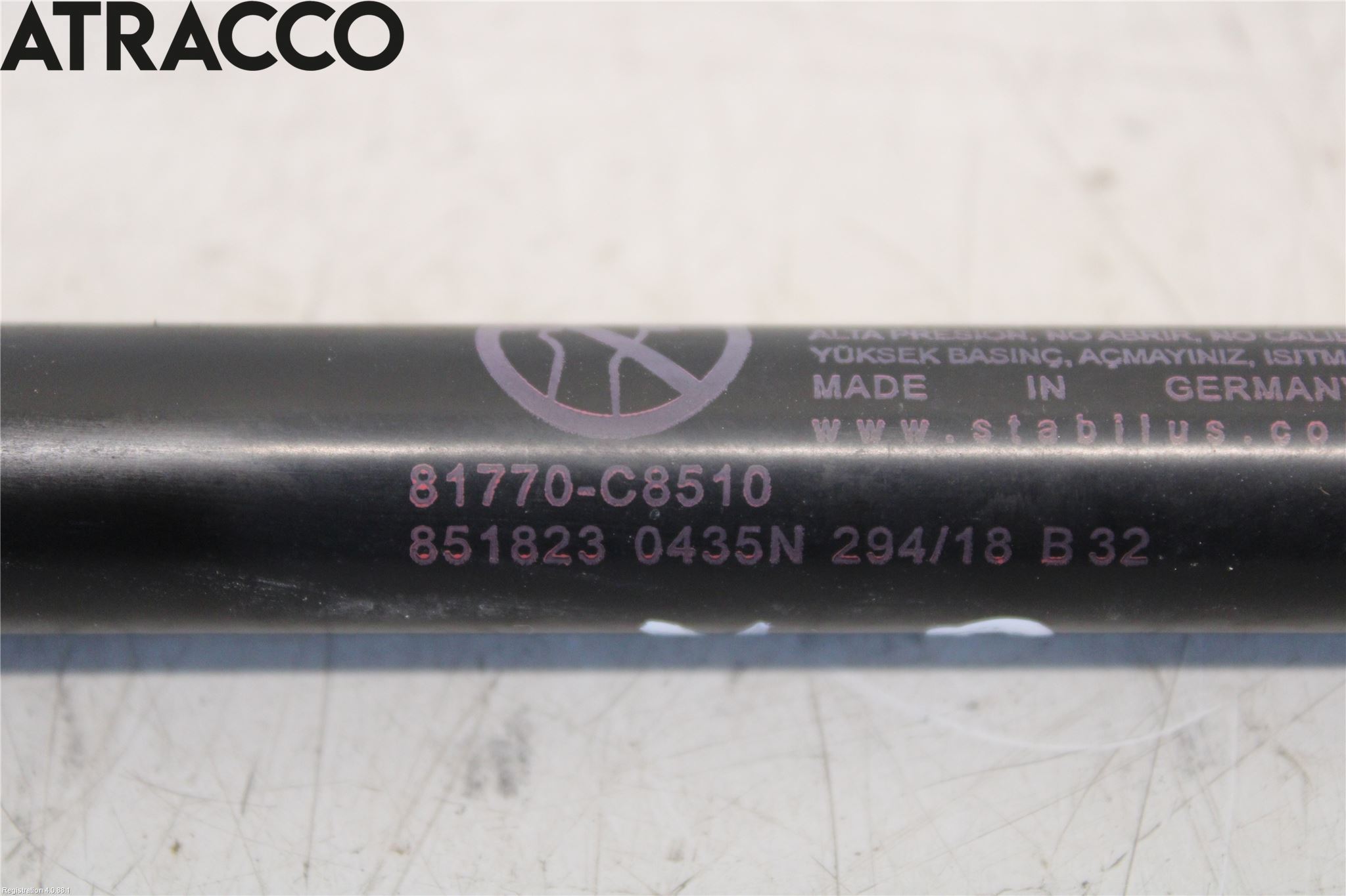 Hyundai i20 GB 15-20 Bakluke Demper-Gassfjær