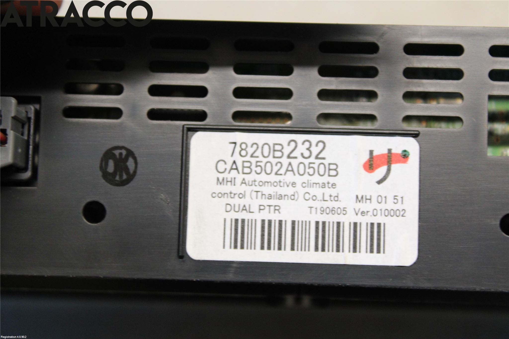 Mitsubishi OUTLANDER 13-21 Varme Ac Betjening-Display