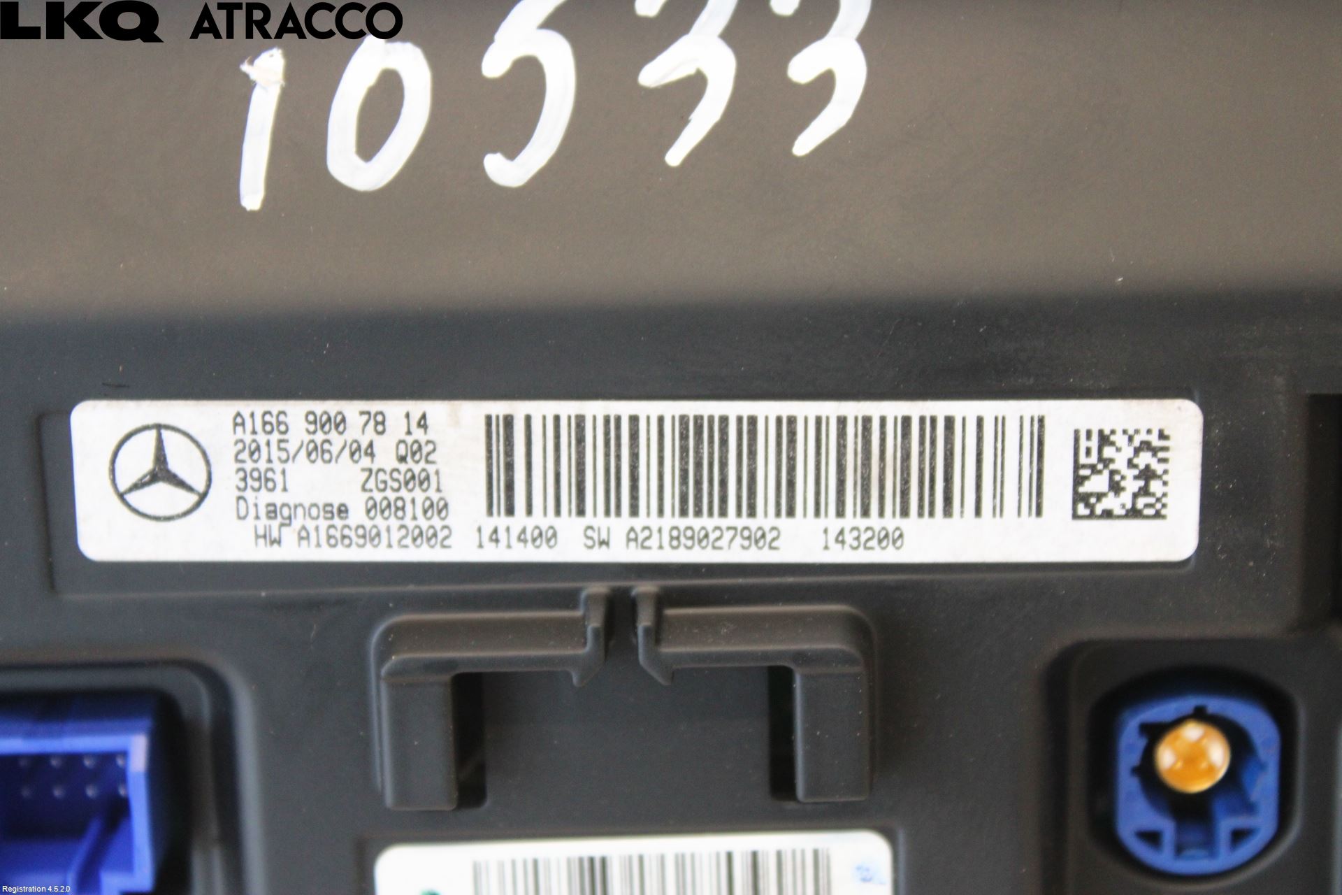 Mercedes-Benz MB B-KLASS (W246/W242) 12-19 Multifunktionsdisplay