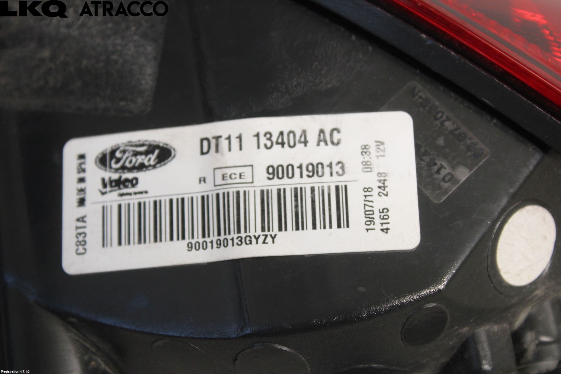 Ford TRANSIT/TOURNEO CONNECT 13-22 Baklykt Høyre