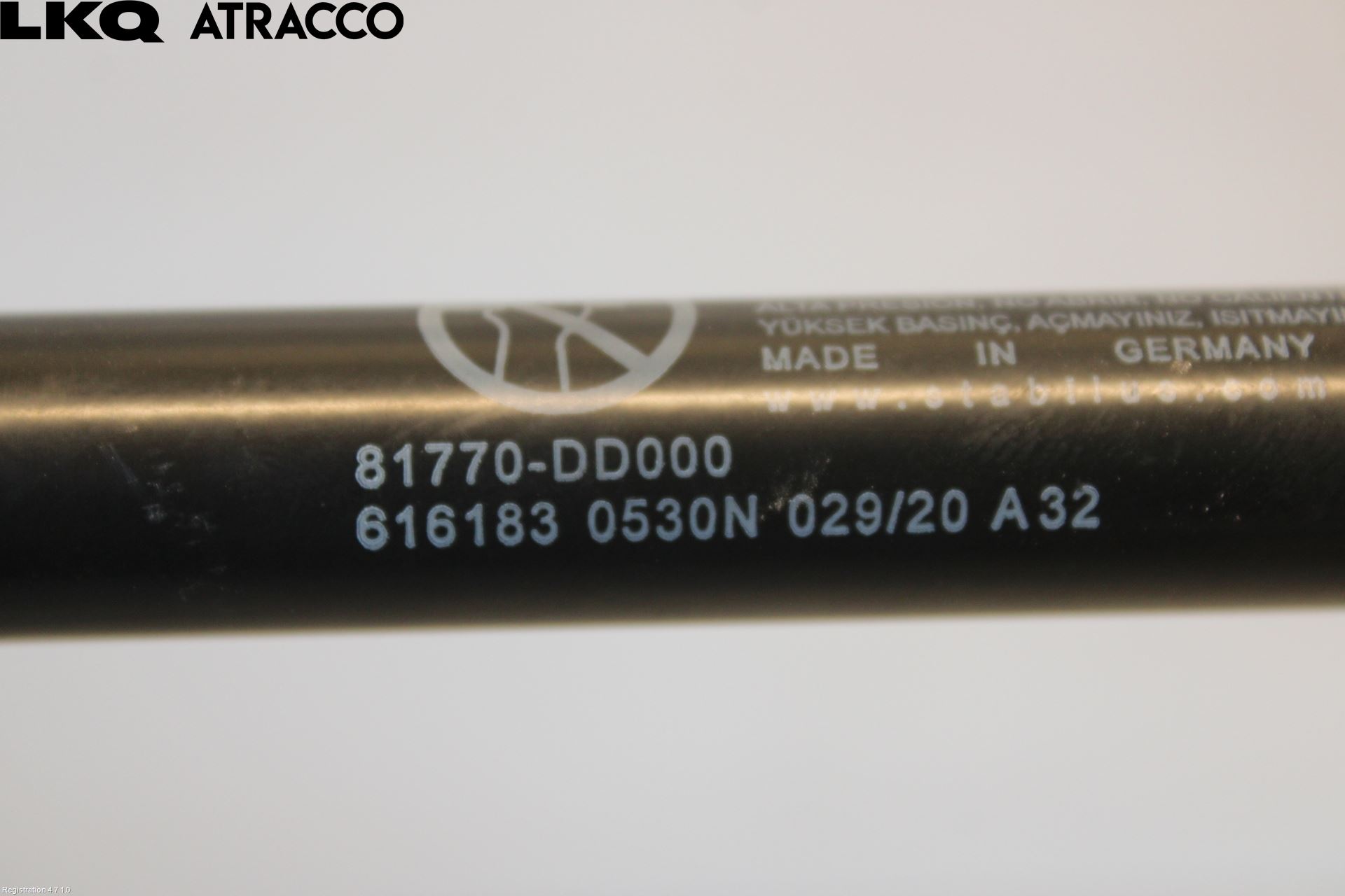 Hyundai KONA/ELECTRIC OS 18-23 Bakluke Demper-Gassfjær