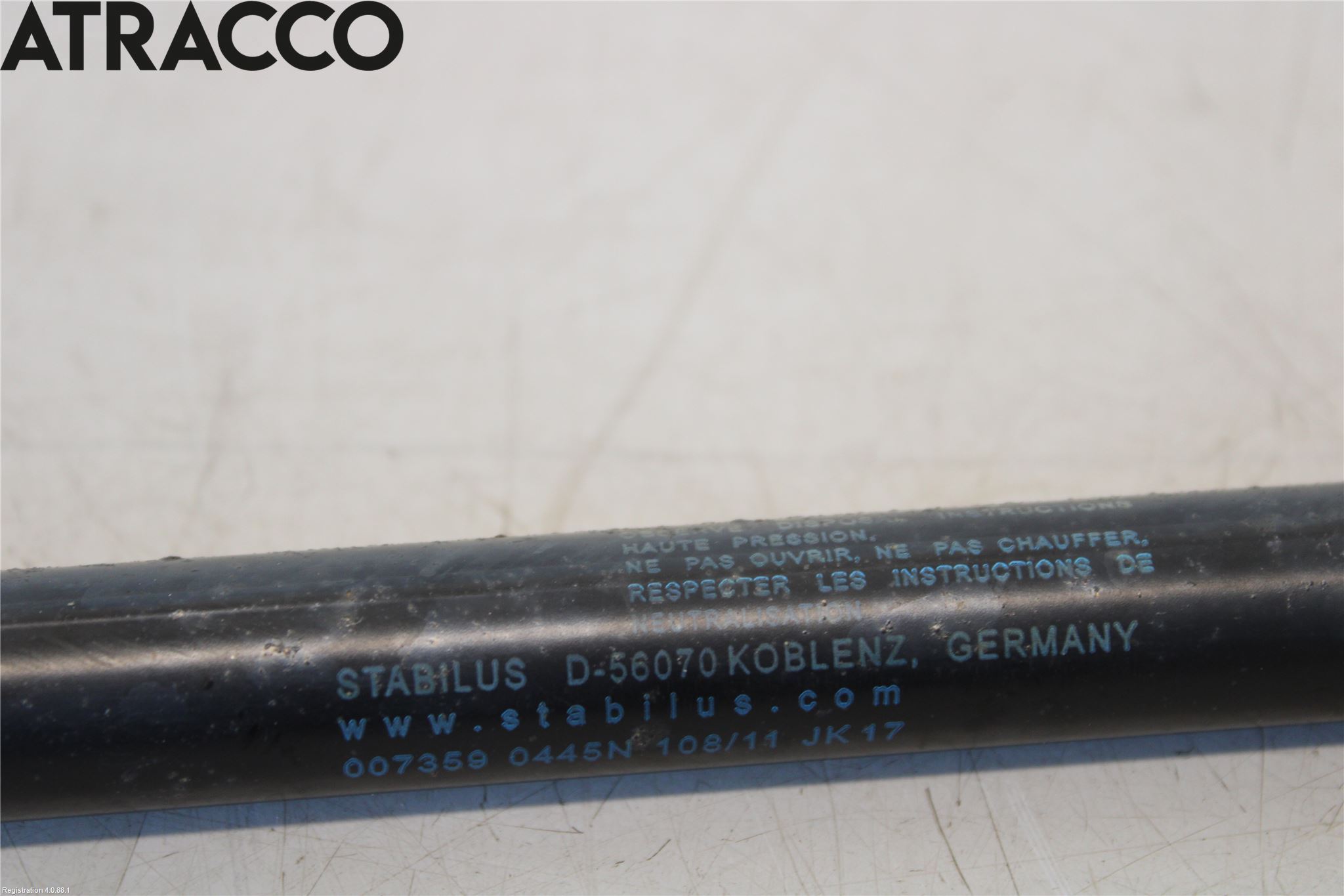 Volvo V60 11-13 Bakluke Demper-Gassfjær