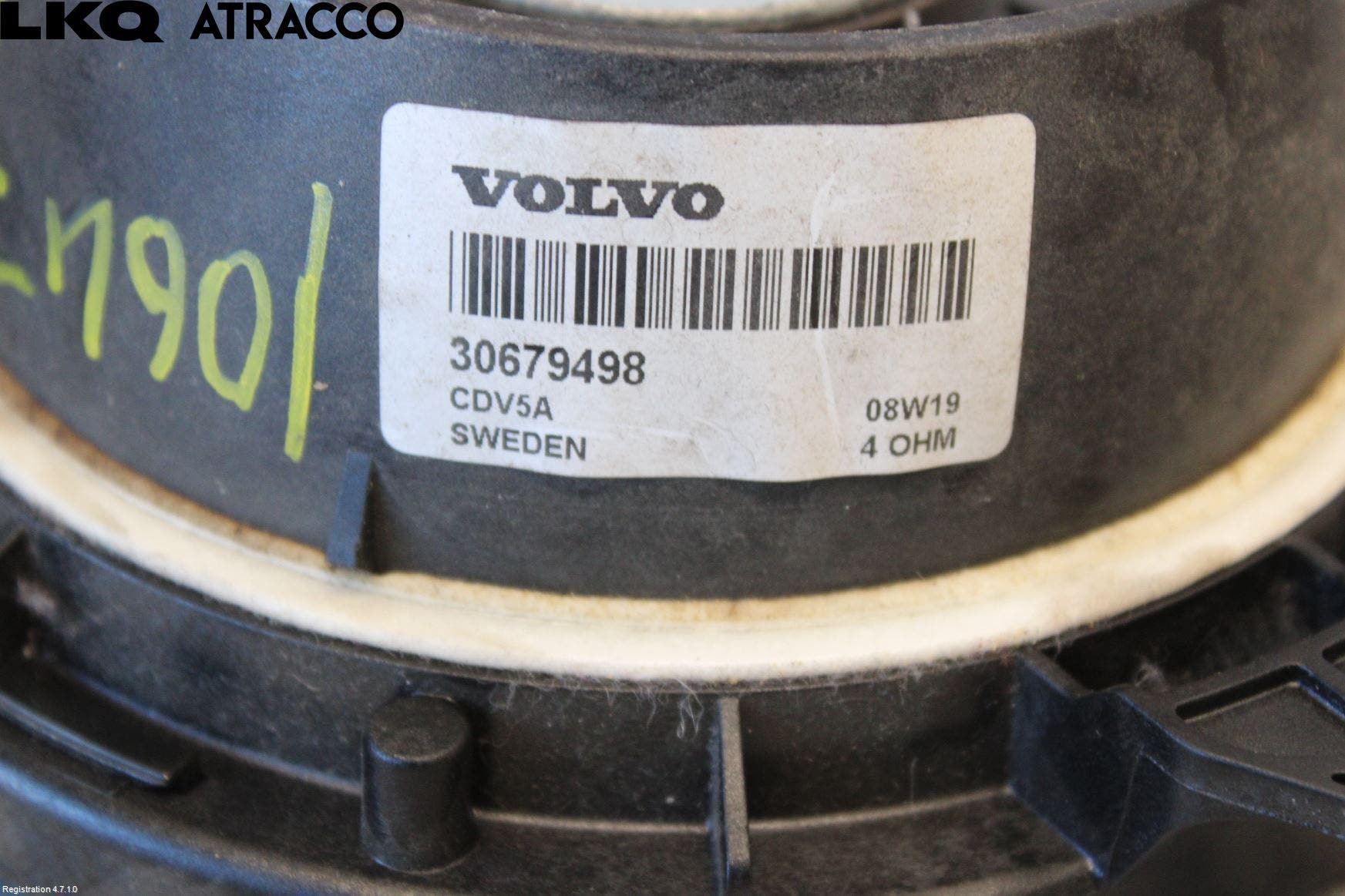 Volvo S60 05-10 Innr Høyttaler