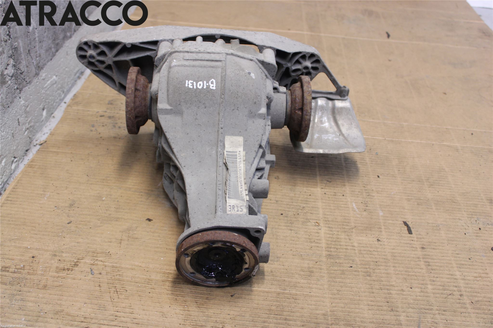 Audi Q5 09-16 Bakaksel Kardang Bak -Diff