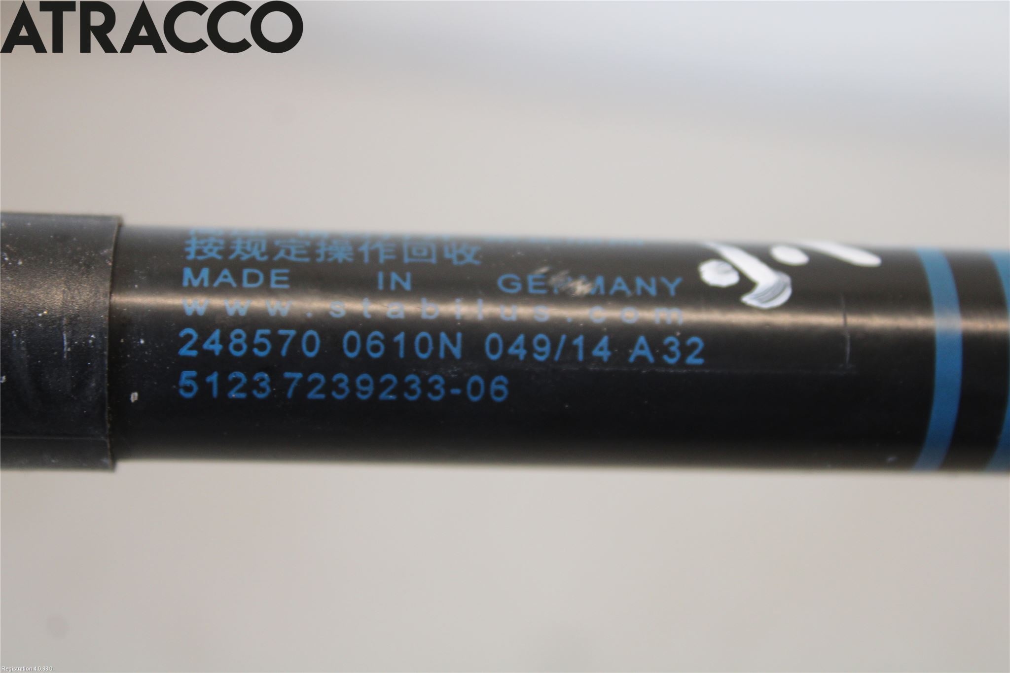 BMW 3 F30/F31/F80 12-19 Panser Demper-Gassfjær