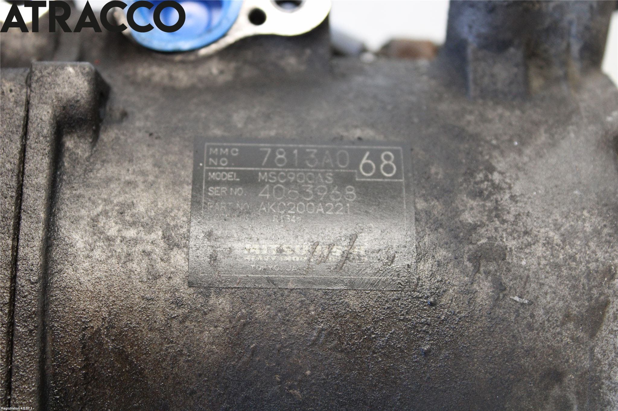 Mitsubishi OUTLANDER 07-12 Varme Ac Kompressor