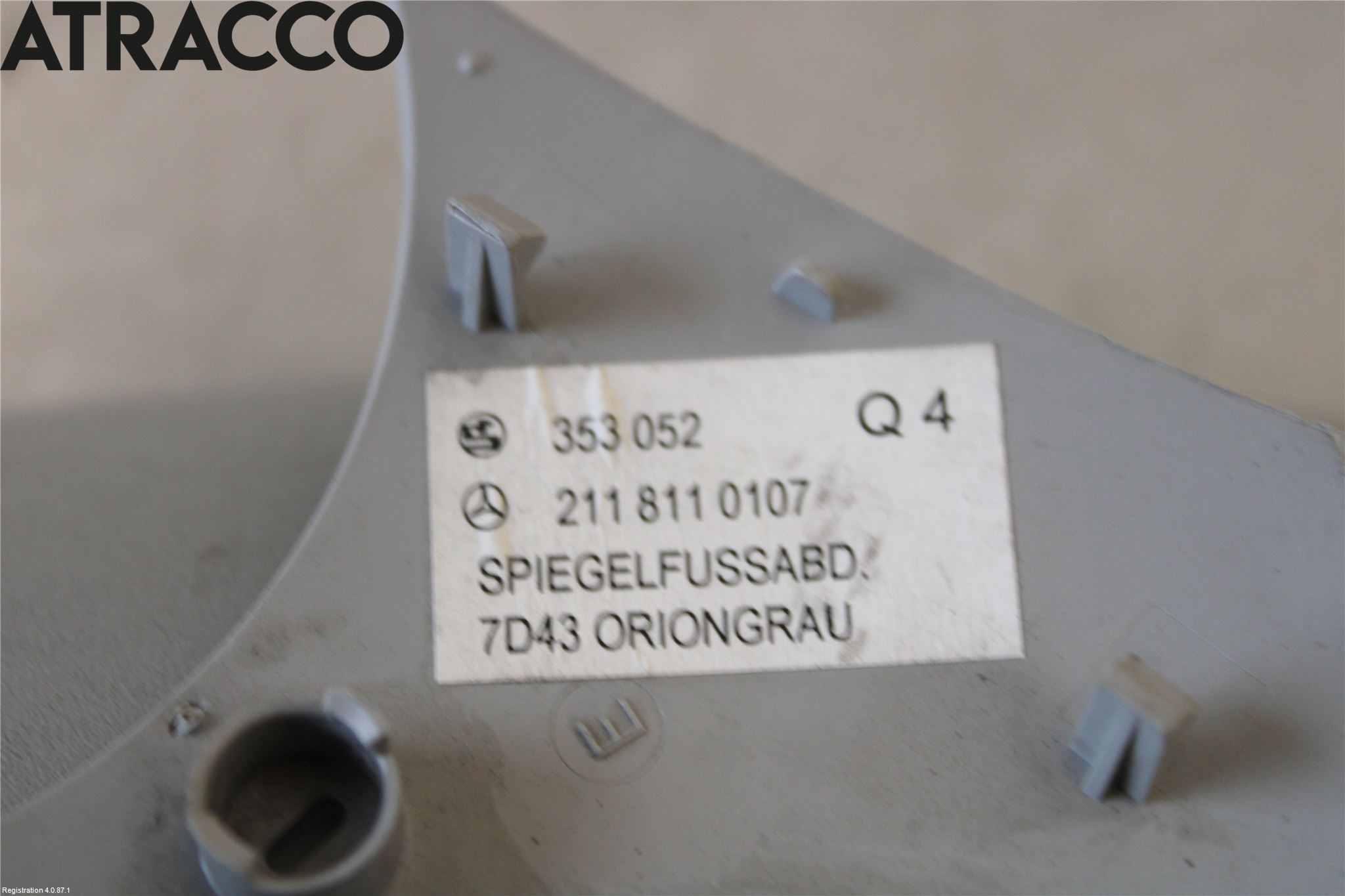 Mercedes-Benz MB E-KLASS (W211) 02-09 Speil Innvendig El