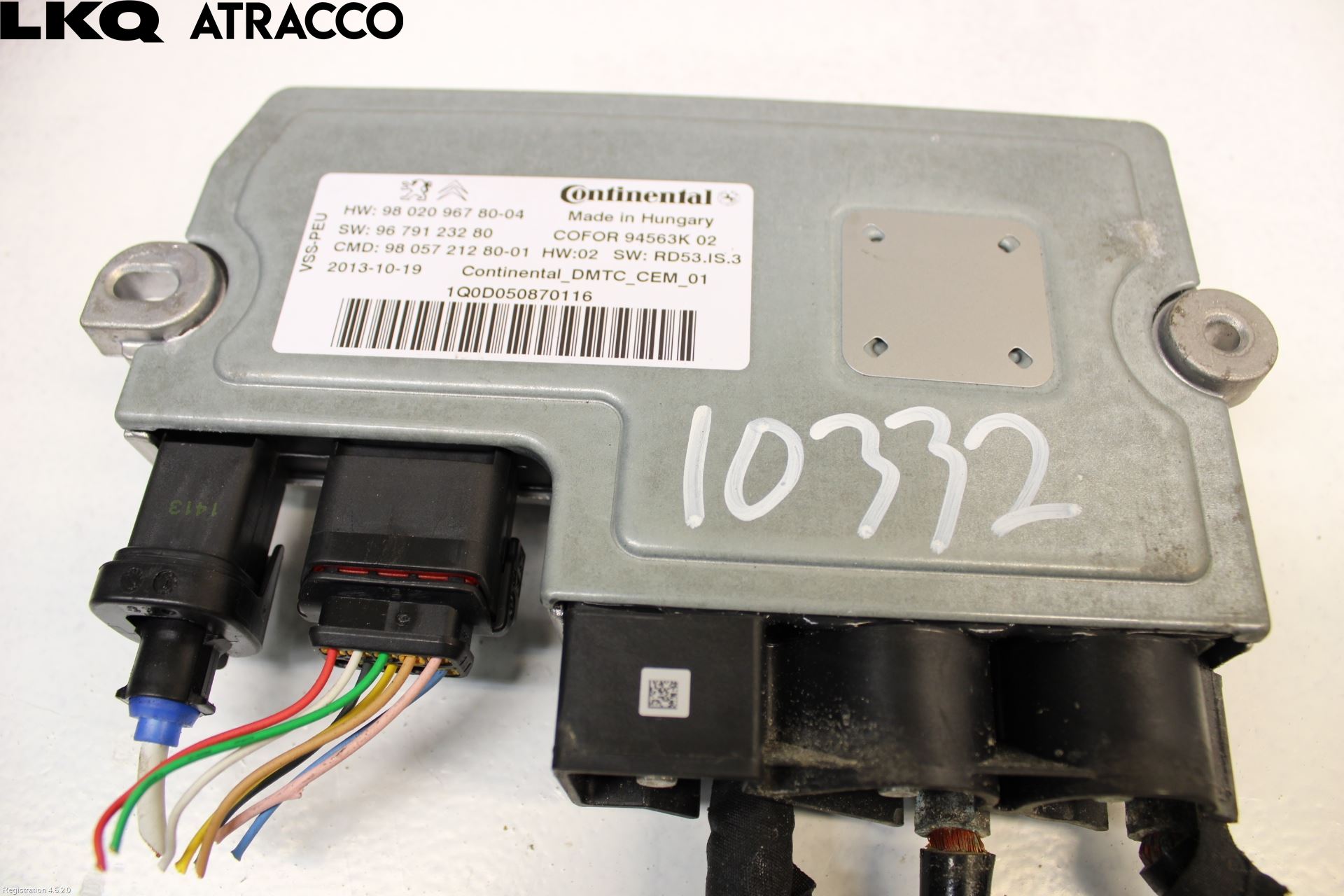 Citroen C3 PICASSO Styrenhet Start/Stopp