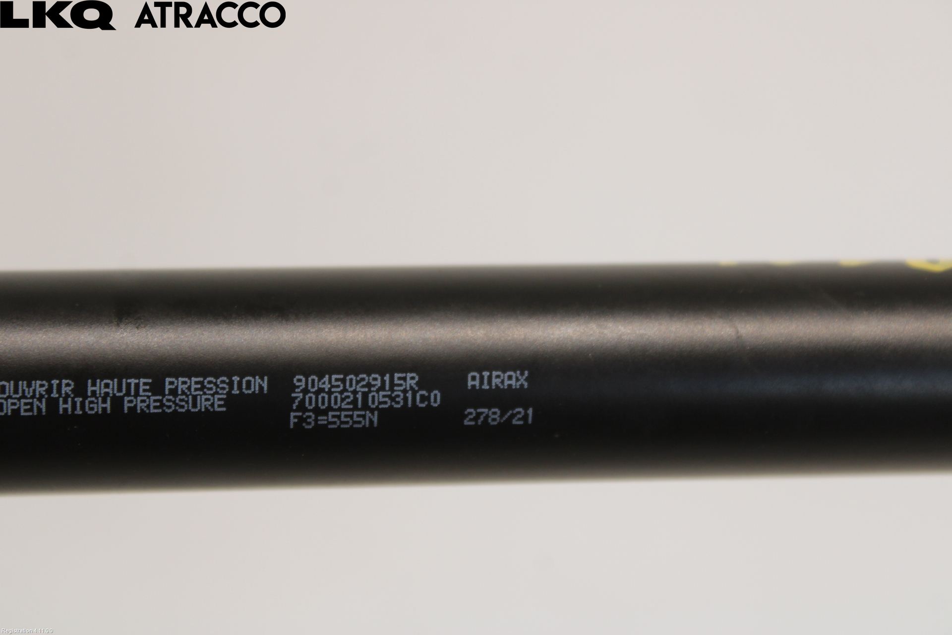 Renault ZOE/E-TECH 13- Bakluke Demper-Gassfjær