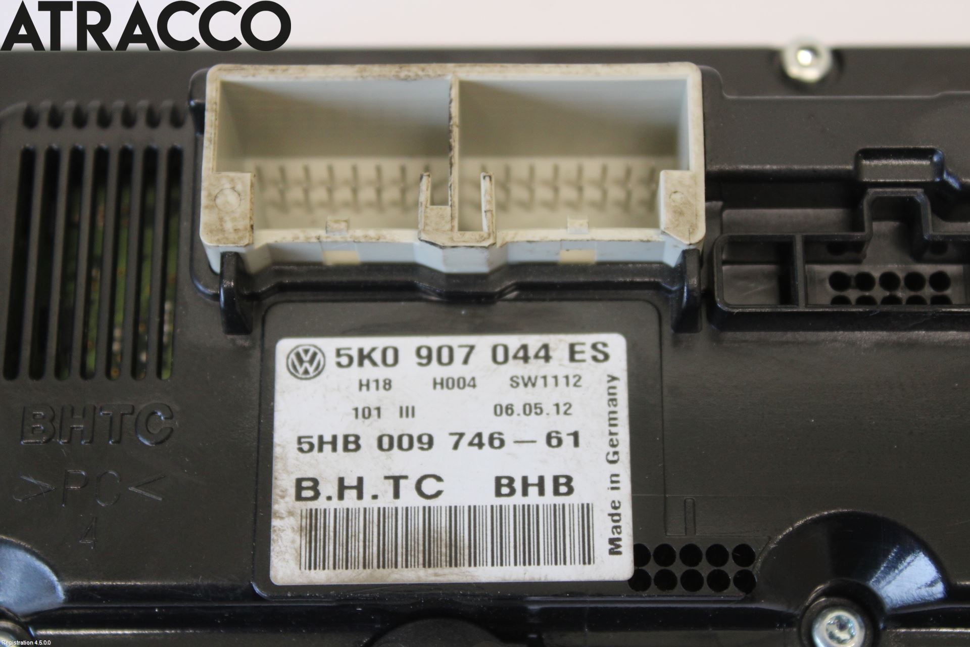 Volkswagen VW GOLF VI 09-13 Varme Ac Betjening-Display