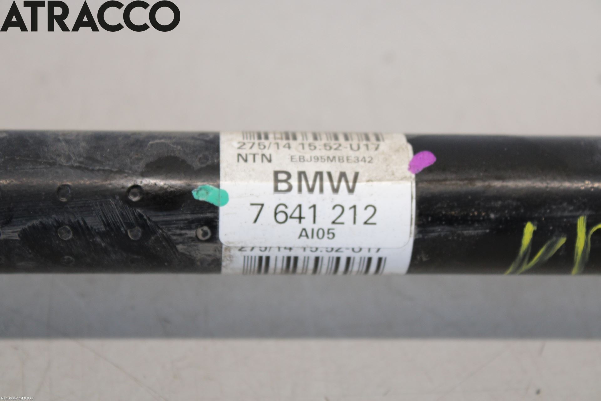 BMW i3 I01 13-22 Drivaksel Bak Kompl Høyre