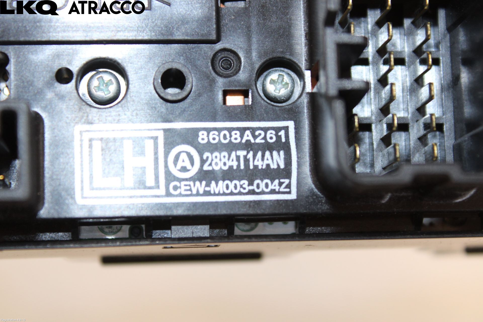 Mitsubishi ASX 10-22 Bryter Vindusheis