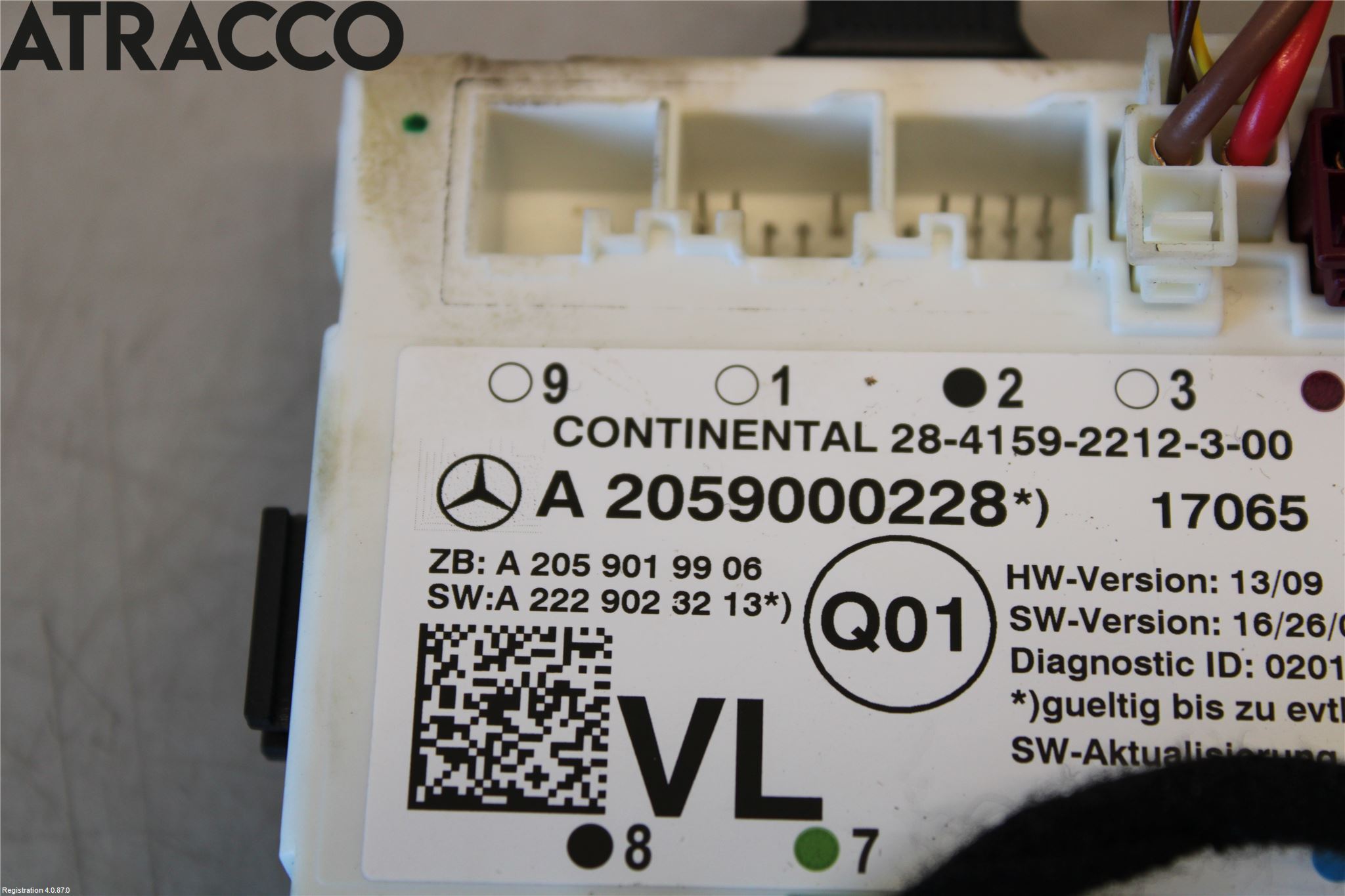 Mercedes-Benz MB C-KLASS (W205) 14-21 Styreenhet Dør