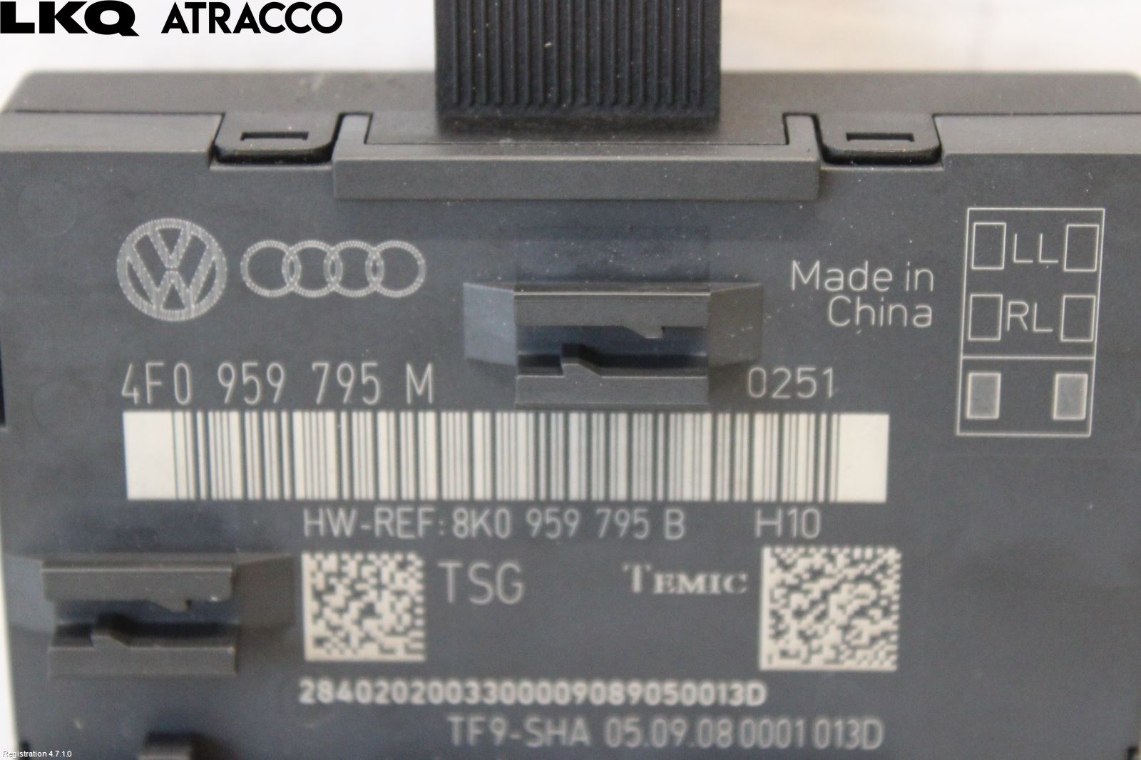 Audi Q5 09-16 Styreenhet Dør