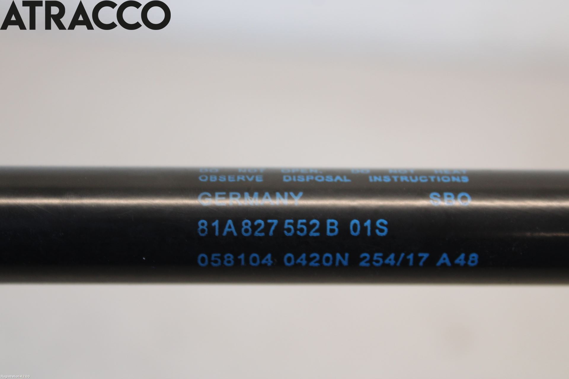 Audi Q2/SQ2 17- Bakluke Demper-Gassfjær