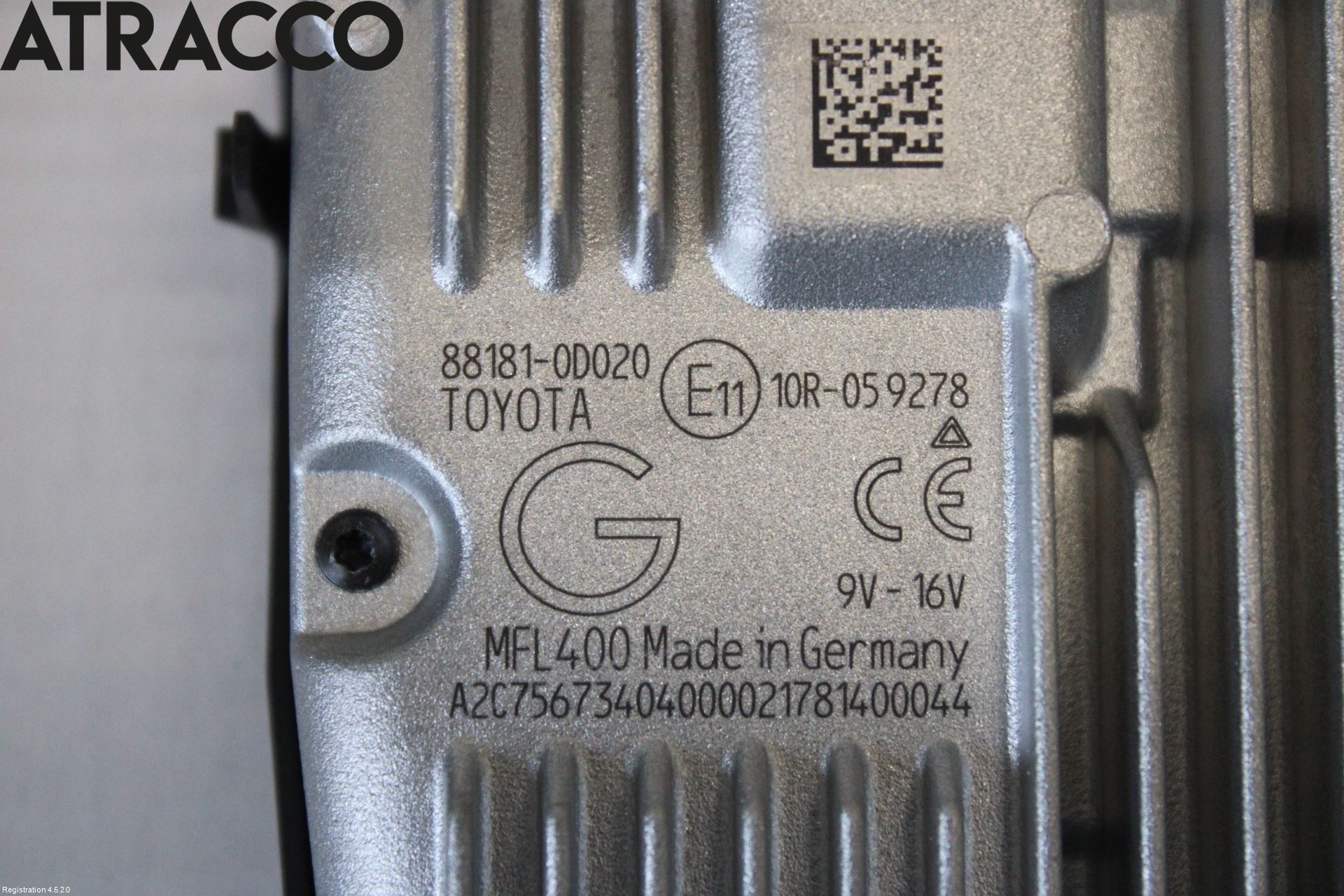 Toyota YARIS XP130 15-20 Sensor Kollisjonsbeskyttelse