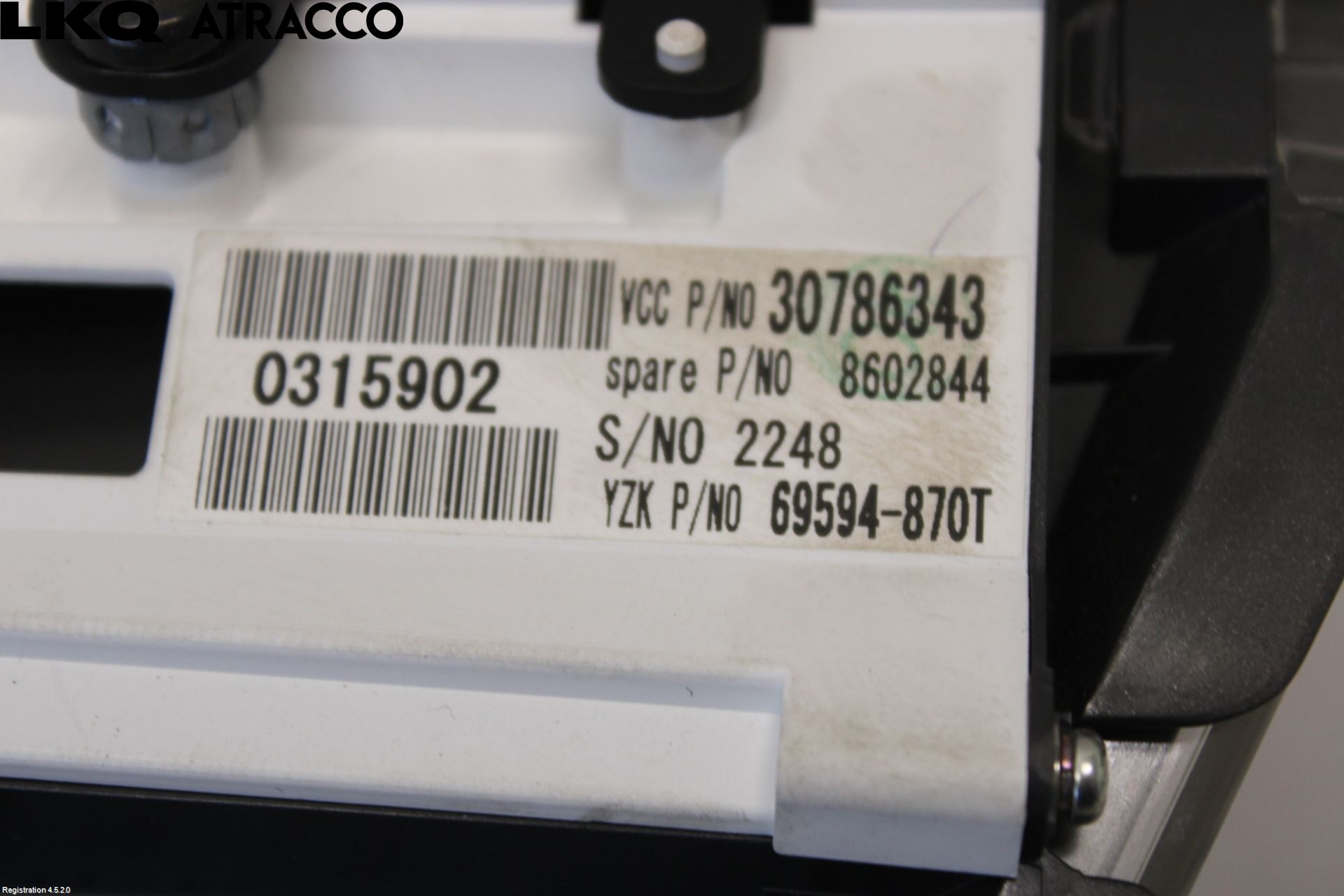 Volvo C30 07-10 Instr Kombinert